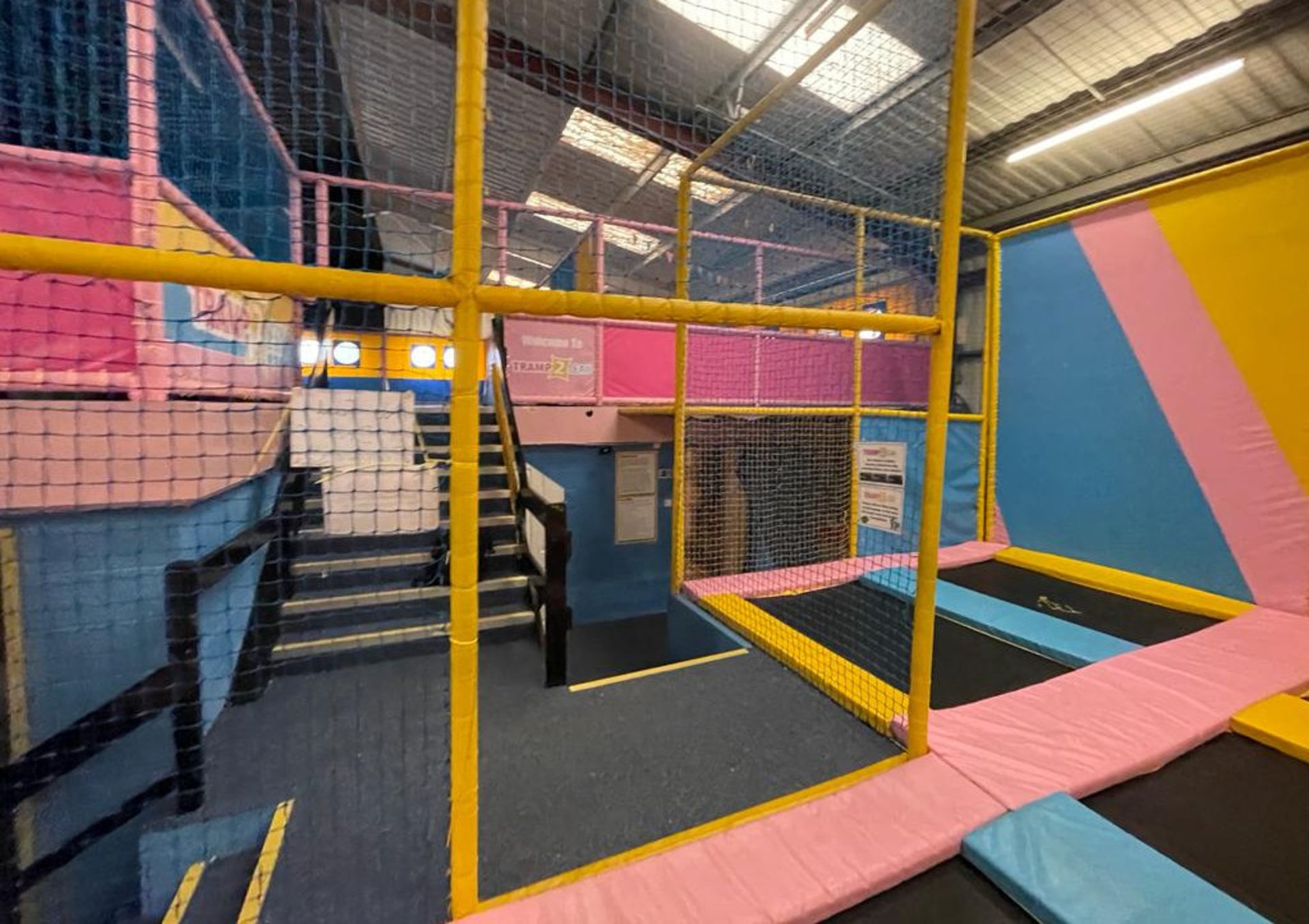 1 x Trampoline Park With Over 40 Interconnected Trampolines, Inflatable Activity Area, Waiting - Image 37 of 99