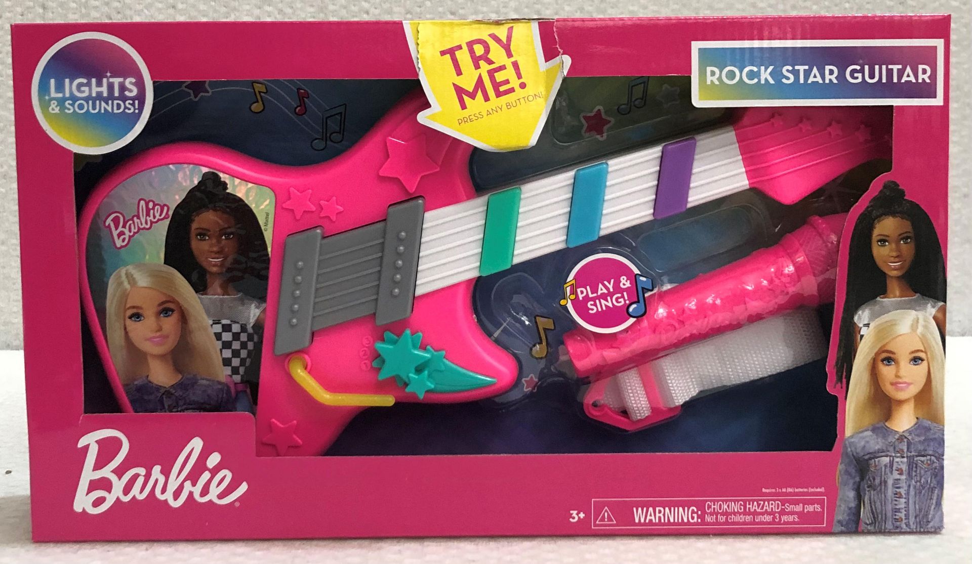 1 x Barbie Rock Star Guitar - New/Boxed - HTYS306 - CL987 - Location: Altrincham WA14 - RRP: £ - Image 2 of 6