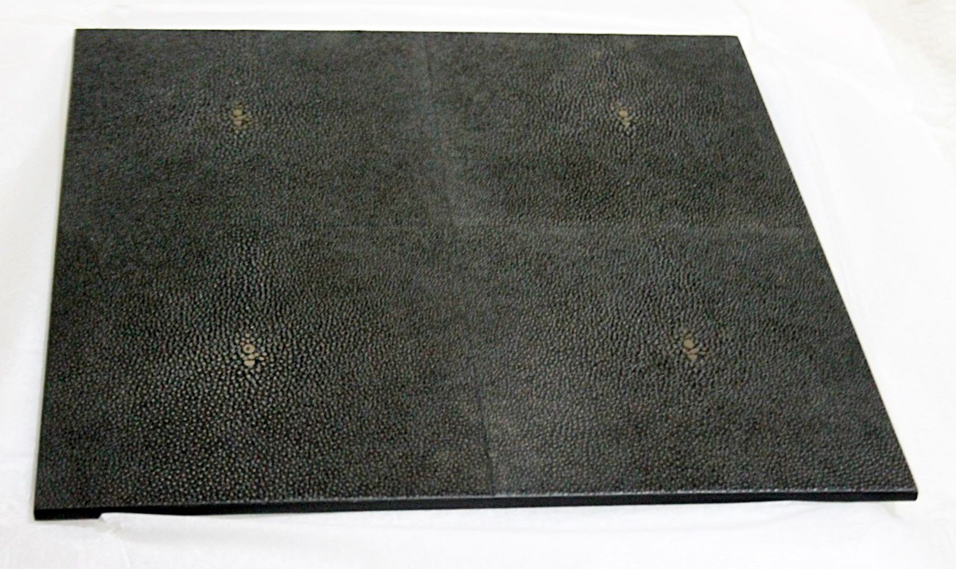 5 x POSH TRADING COMPANY Coastbox with Faux Shagreen Double Coaster Place Mats - Current Retail - Image 3 of 5