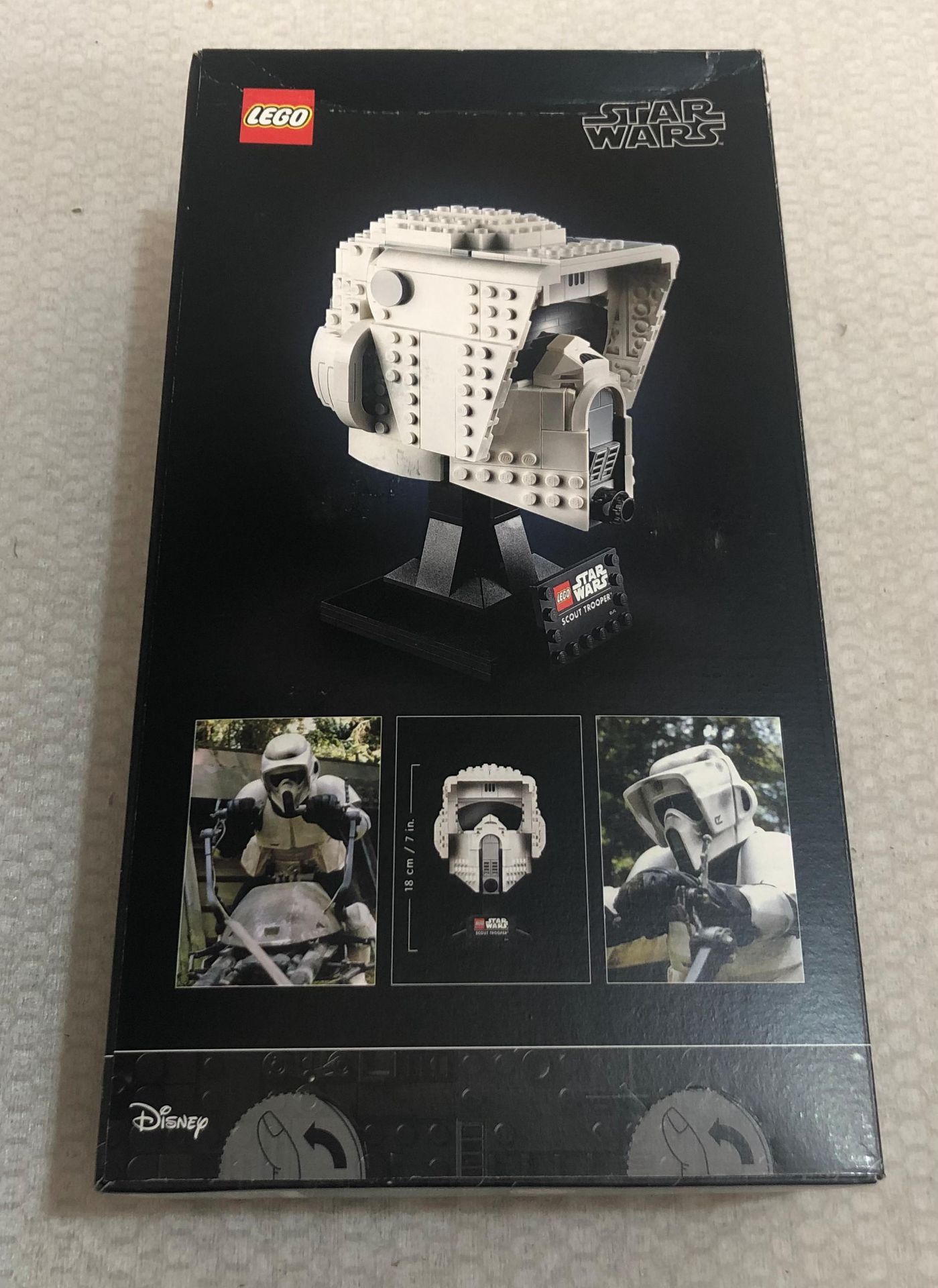 1 x Lego Star Wars Scout Trooper Helmet - Model 75305 - New/Boxed - Image 6 of 6