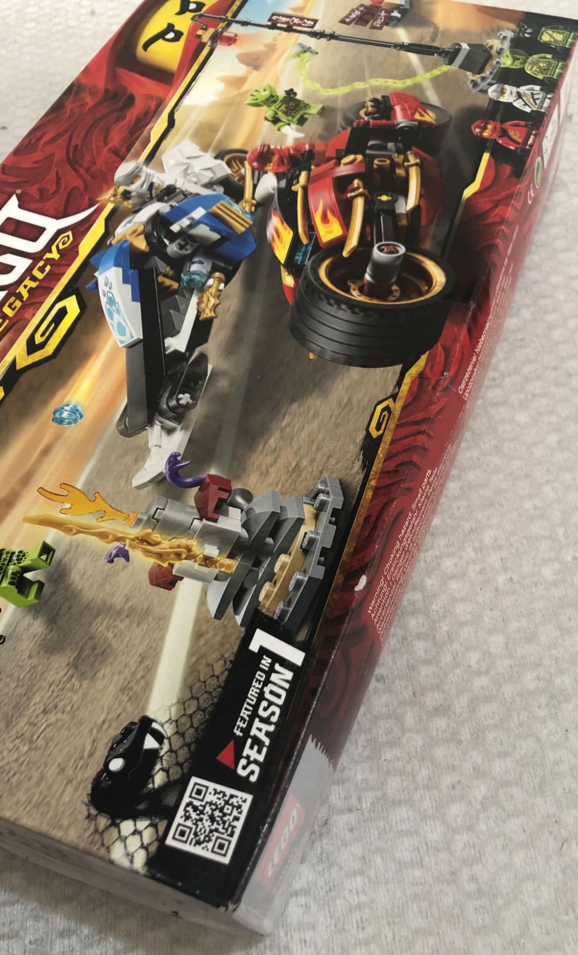 1 x Lego Ninjago Legacy Kai's Blade Cycle & Zane's Snowmobile - Model 70667 - New/Boxed - Image 5 of 5