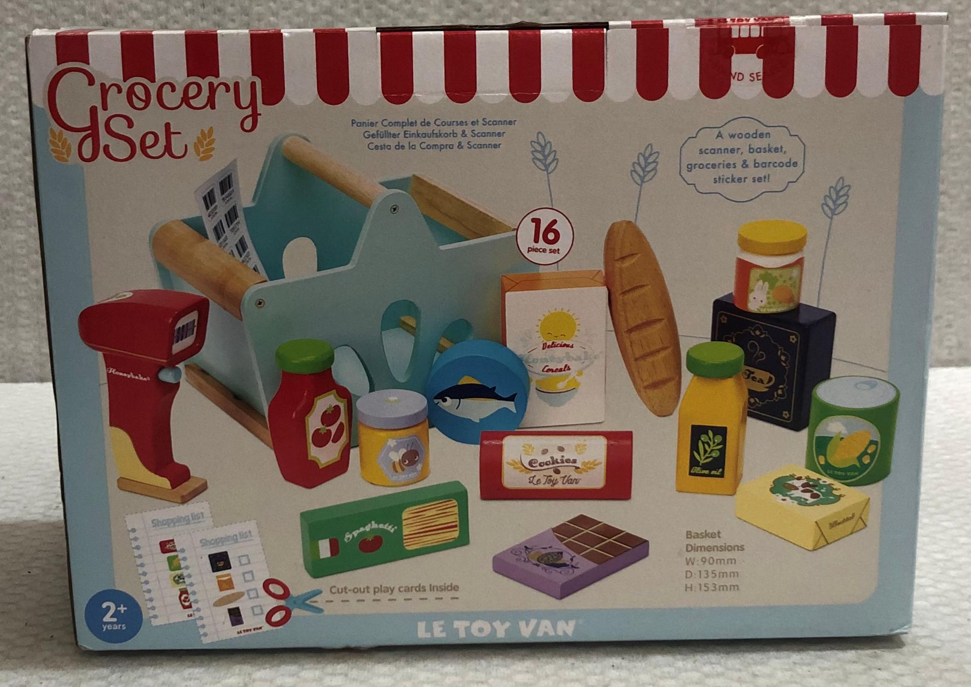 1 x Honeybake Wooden Grocery Set - New/Boxed - HTYS297 - CL987 - Location: Altrincham WA14 - RRP: £ - Image 4 of 4