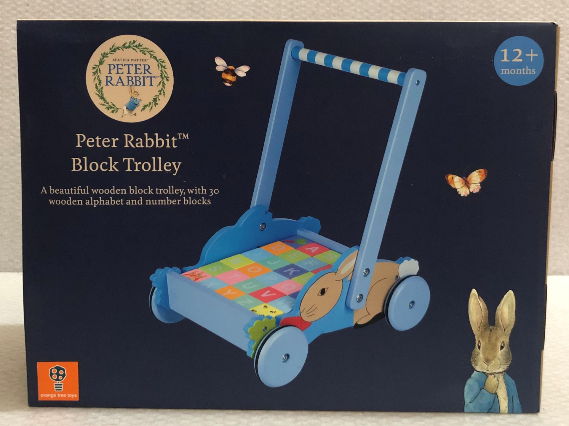 1 x Peter Rabbit Block Trolley By Orange Tree Toys - New/Boxed - HTYS294 - CL987 - Location: - Image 2 of 6
