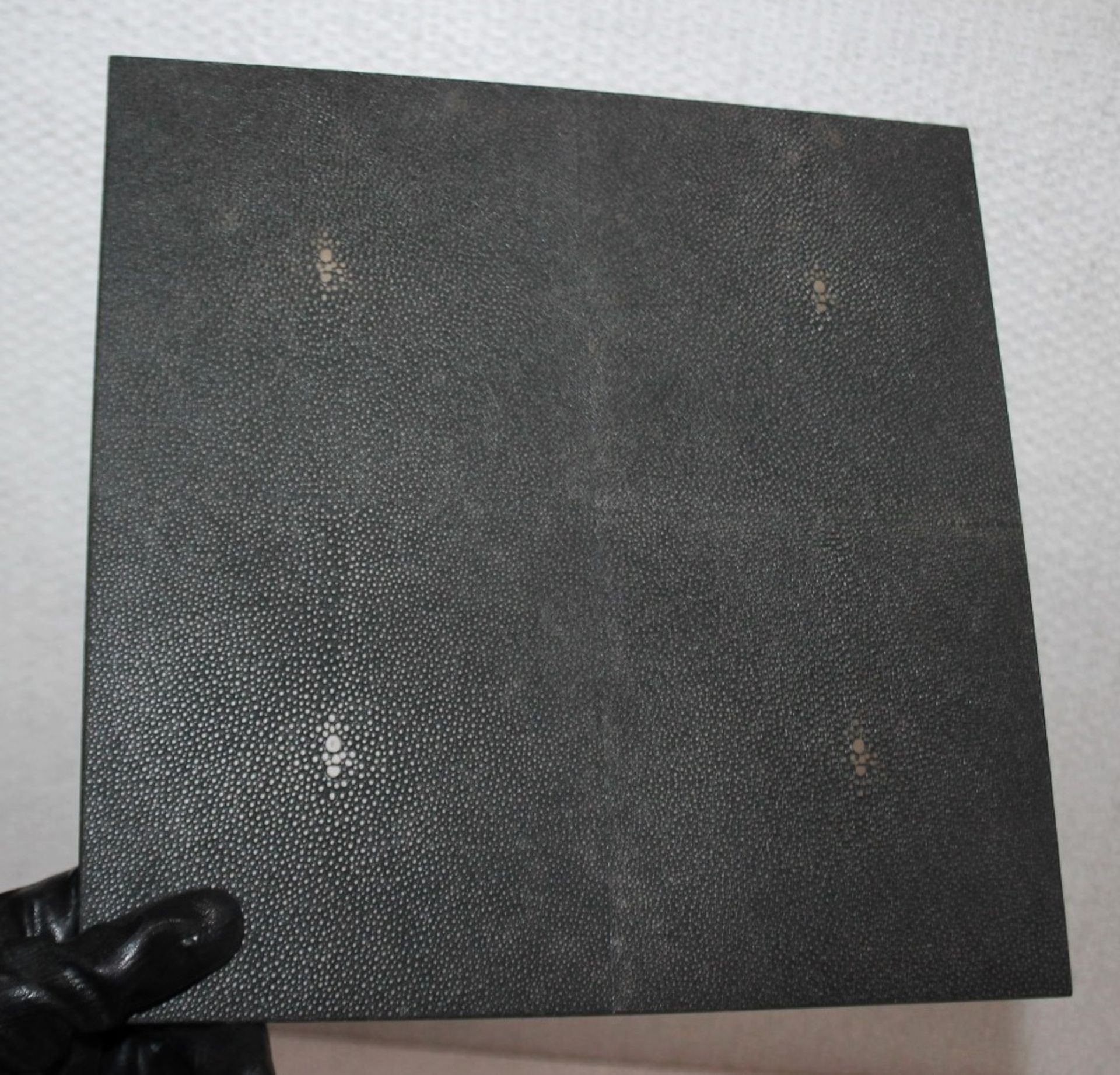 5 x POSH TRADING COMPANY Coastbox with Faux Shagreen Double Coaster Place Mats - Current Retail - Image 2 of 5