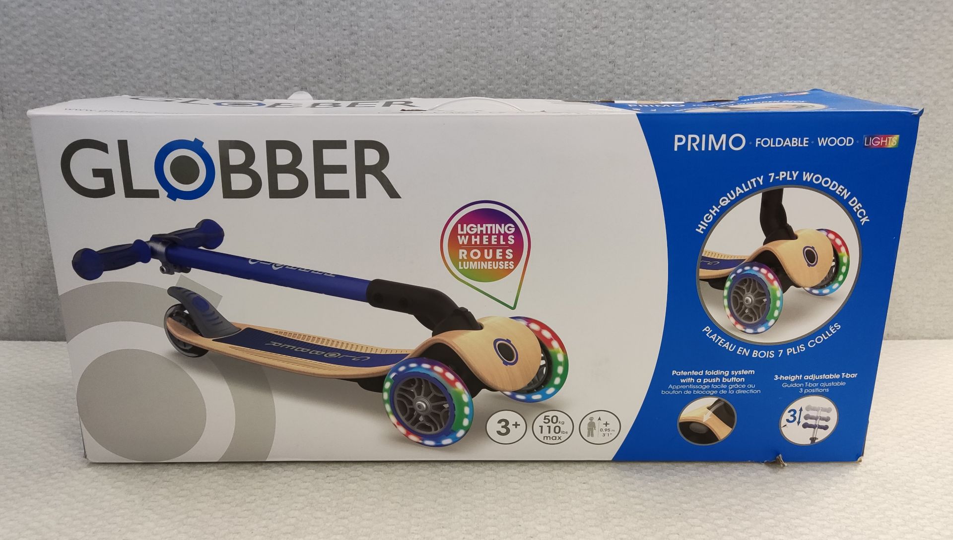 1 x Globber Primo Foldable Wooden Deck Scooter - READ DESCRIPTION - Image 10 of 10