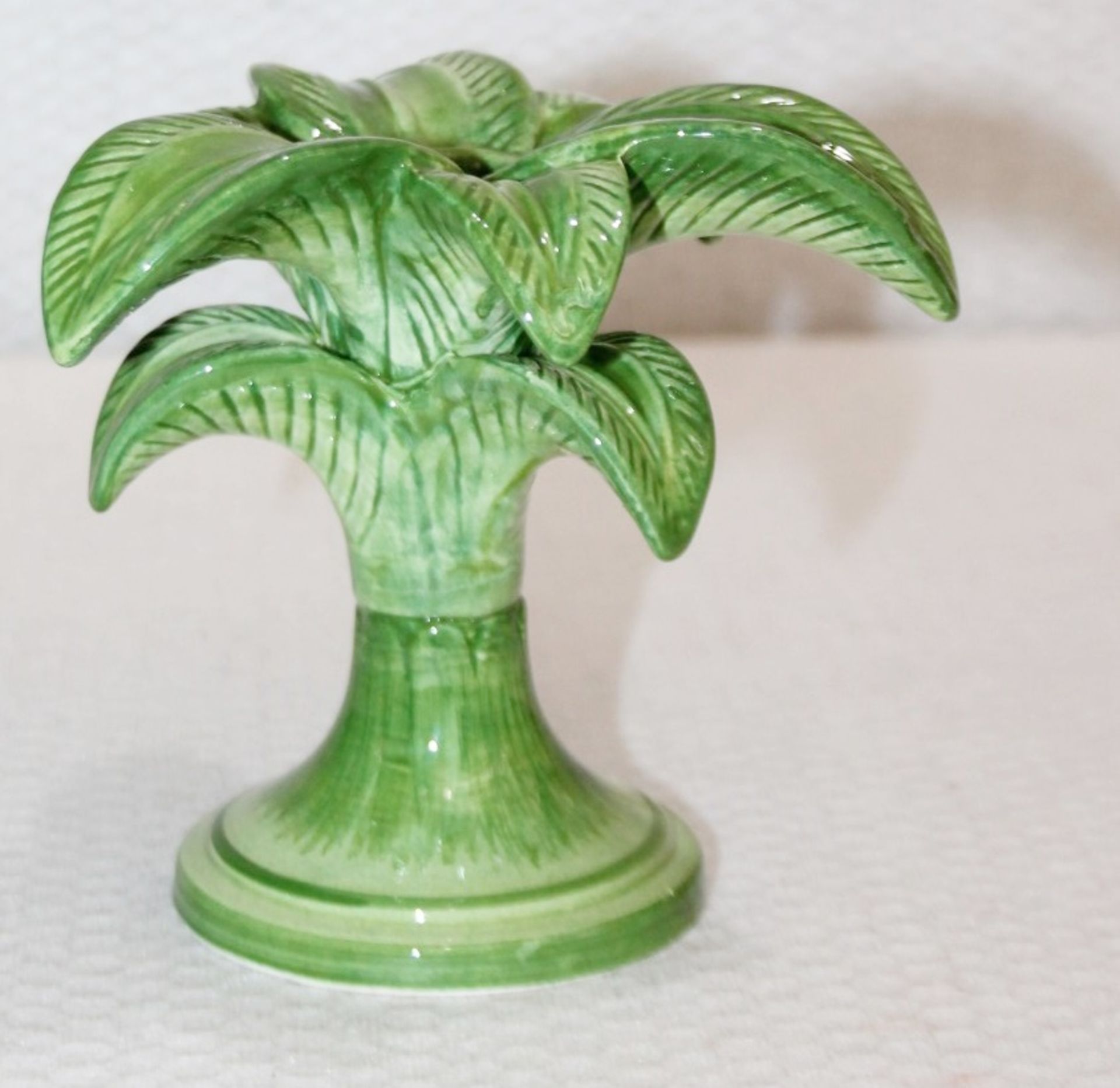 1 x LES-OTTOMANS Small Designer Palm Tree Candlestick (14cm) - Original Price £130.00 - Image 3 of 6