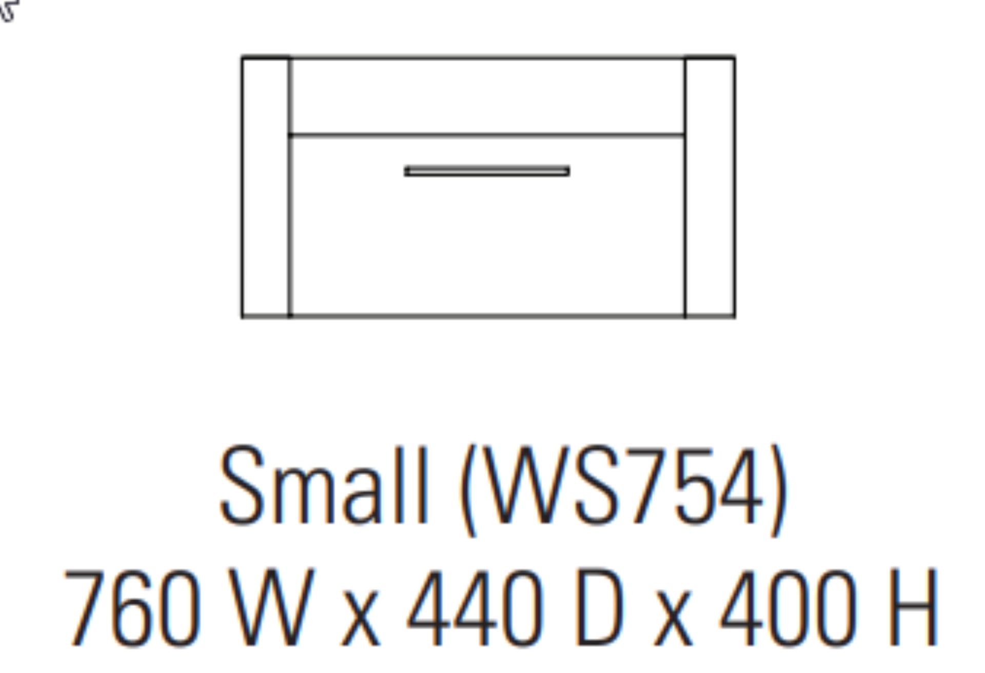 1 x Stonearth 'Venice' Wall Mounted 760mm Washstand - American Solid Walnut - Original RRP £1,169 - Image 2 of 10