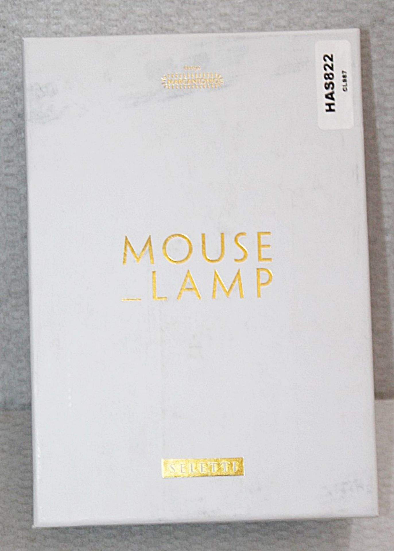 1 x SELETTI Standing Mouse Table Lamp In White - Original Price £63.00 - Unused Boxed Stock - Ref: - Image 5 of 11