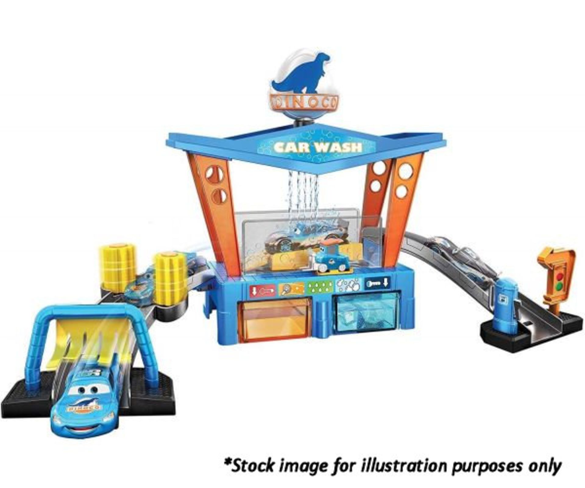 1 x Disney/Pixar Cars Dinoco Car Wash Playset - New/Boxed - HTYS305 - CL987 - Location: Altrincham