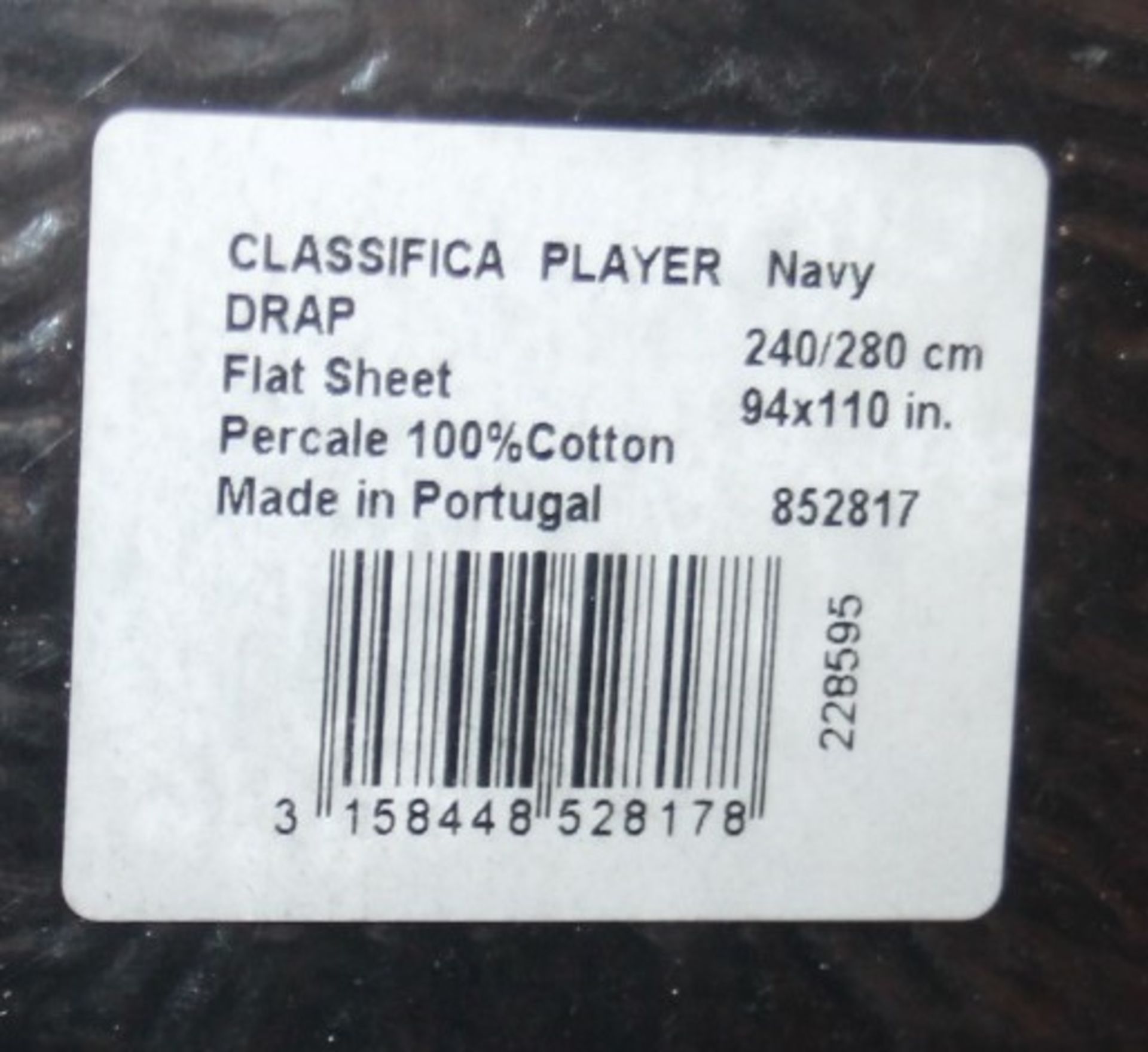 1 x RALPH LAUREN HOME Polo Player Double Flat Sheet (240cm x 280cm) - Original Price £159.00 - Image 3 of 4