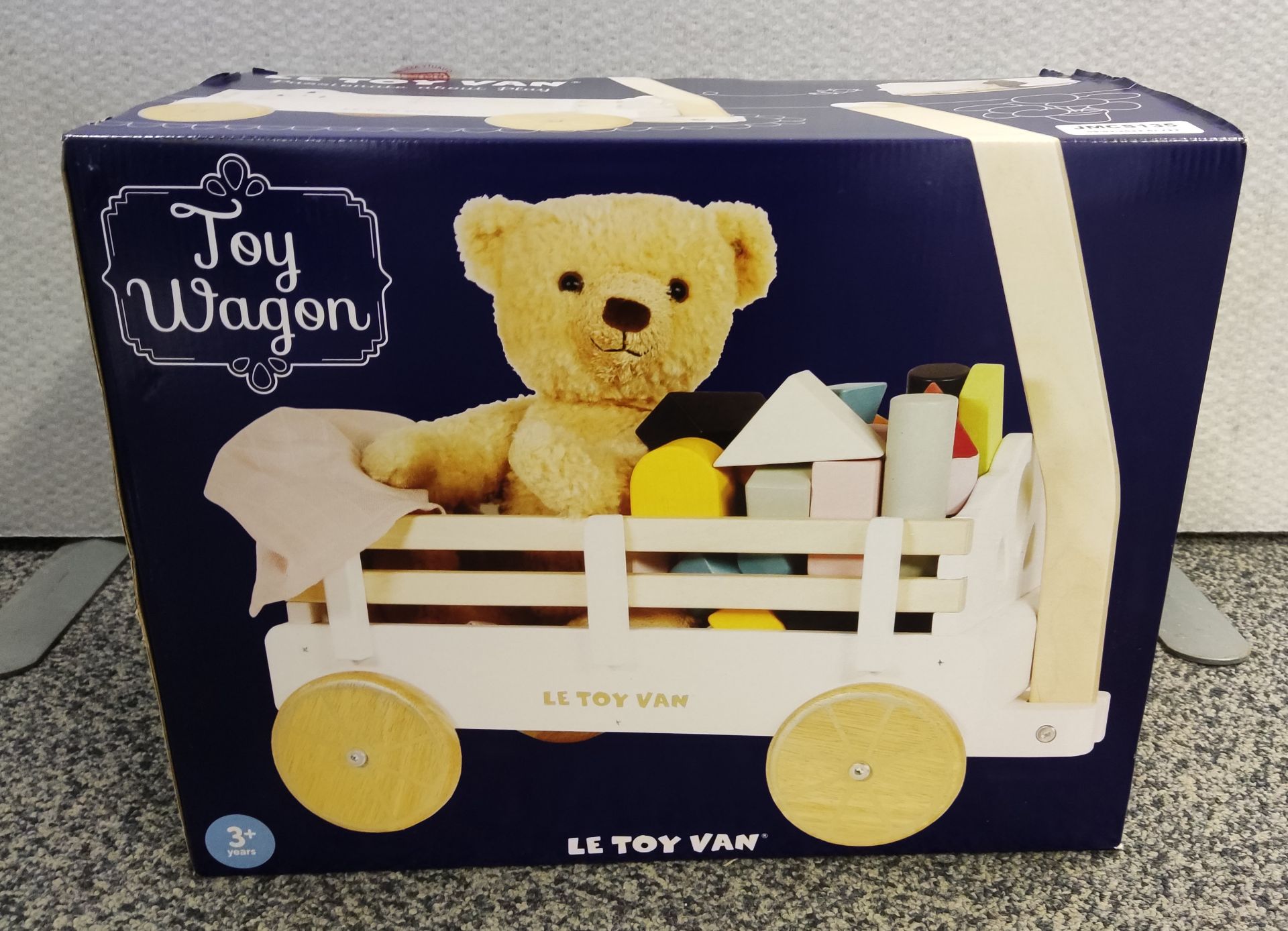 1 x Le Toy Van Pull Along Wooden Toy Wagon - New/Boxed - Image 4 of 5