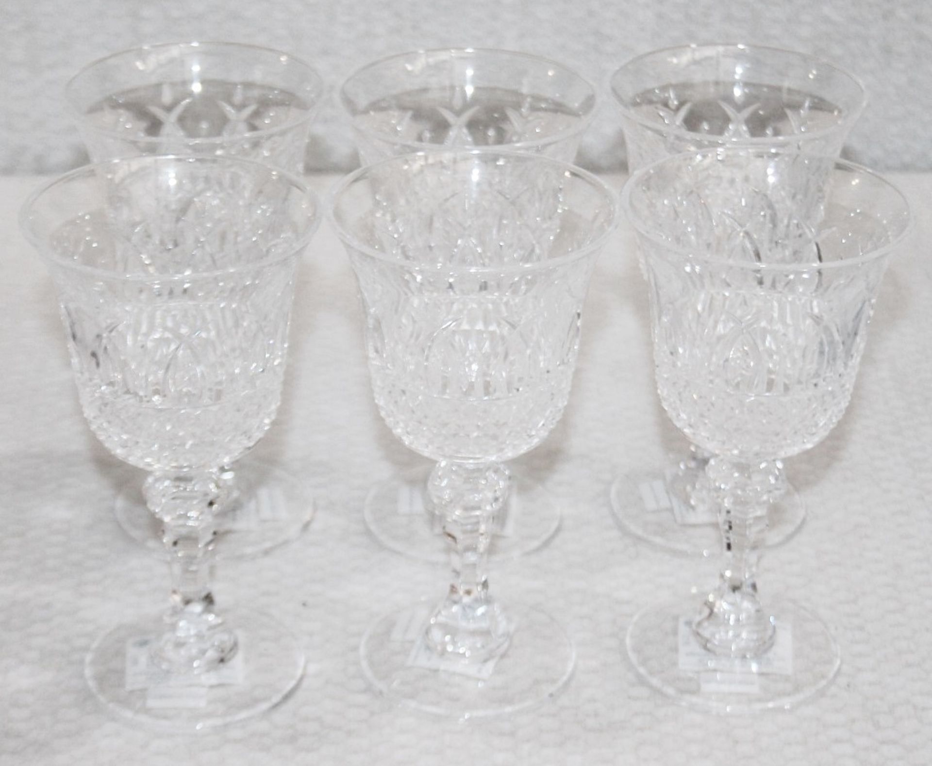 Set of 6 x MARIO LUCA GIUSTI 'Italia' Clear Synthetic Crystal Wine Goblets (180ml) - RRP £144.00 - Image 4 of 13