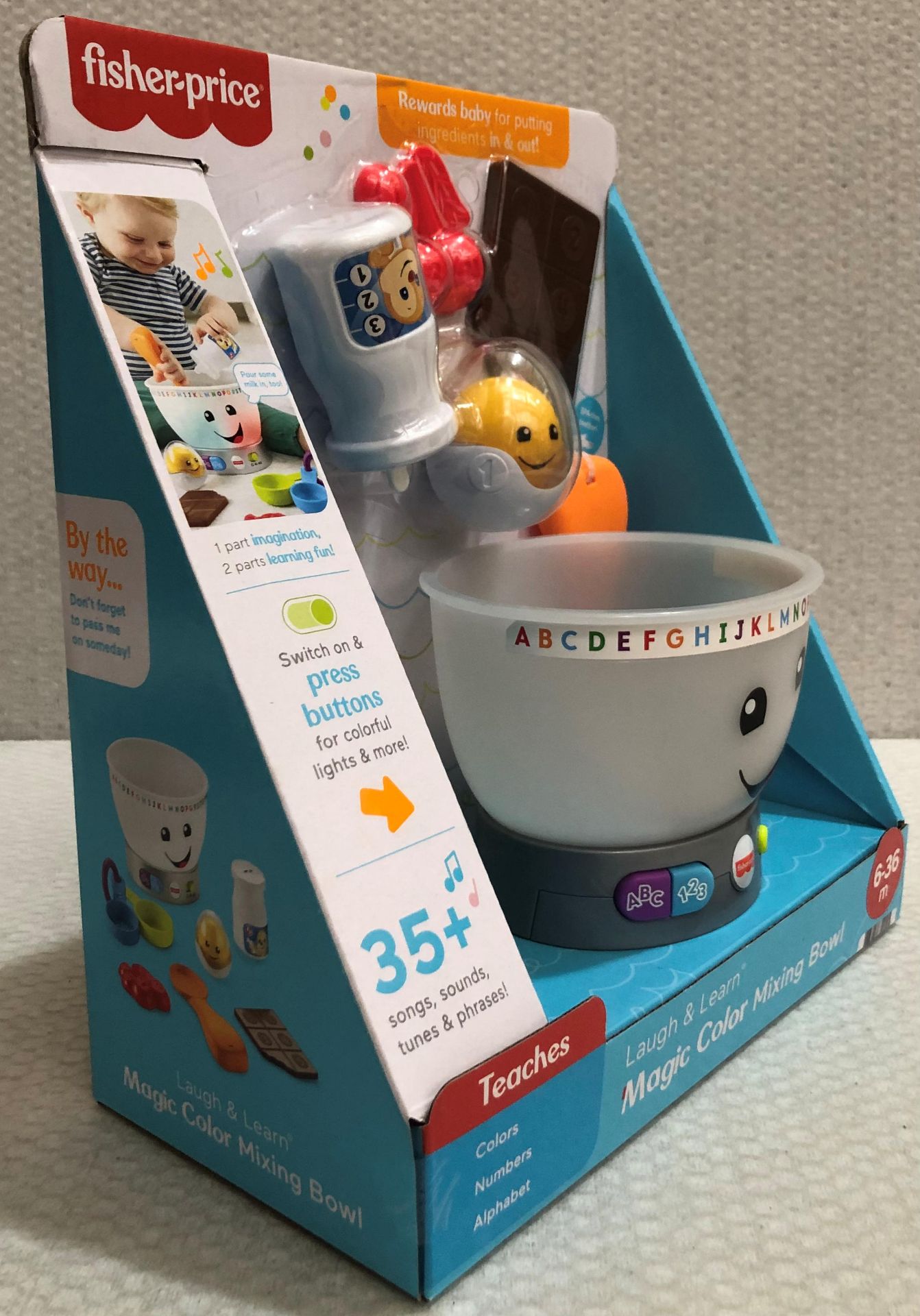 1 x Fisher Price Laugh & Learn Magic Color Mixing Bowl - New/Boxed - HTYS301 - CL987 - Location: - Image 3 of 4