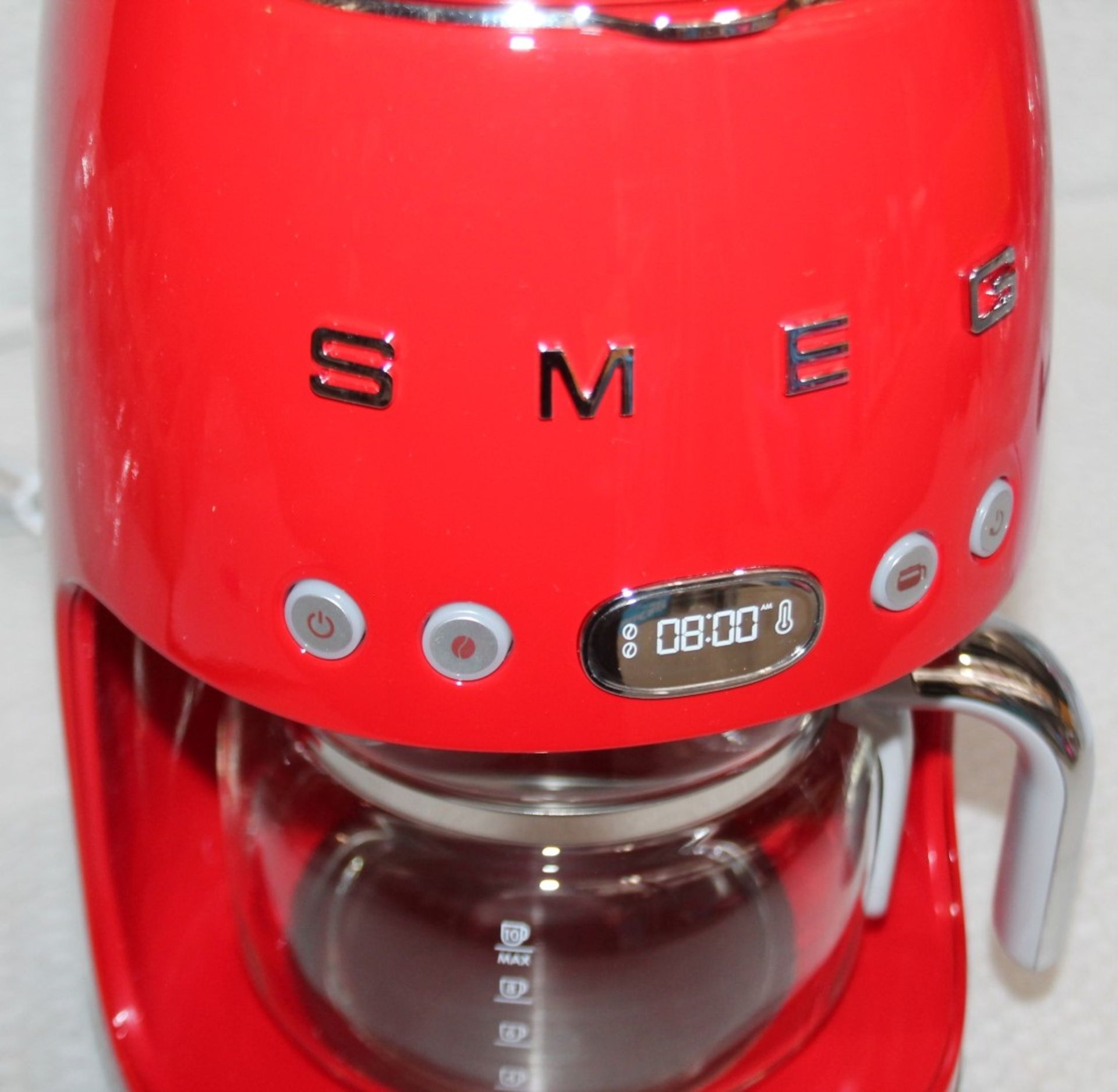 1 x SMEG Drip Filter Coffee Machine In Red - Original Price £199.00 - Unused Boxed Stock - Image 12 of 18