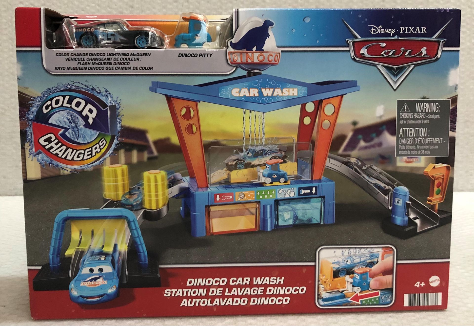 1 x Disney/Pixar Cars Dinoco Car Wash Playset - New/Boxed - HTYS305 - CL987 - Location: Altrincham - Image 3 of 5