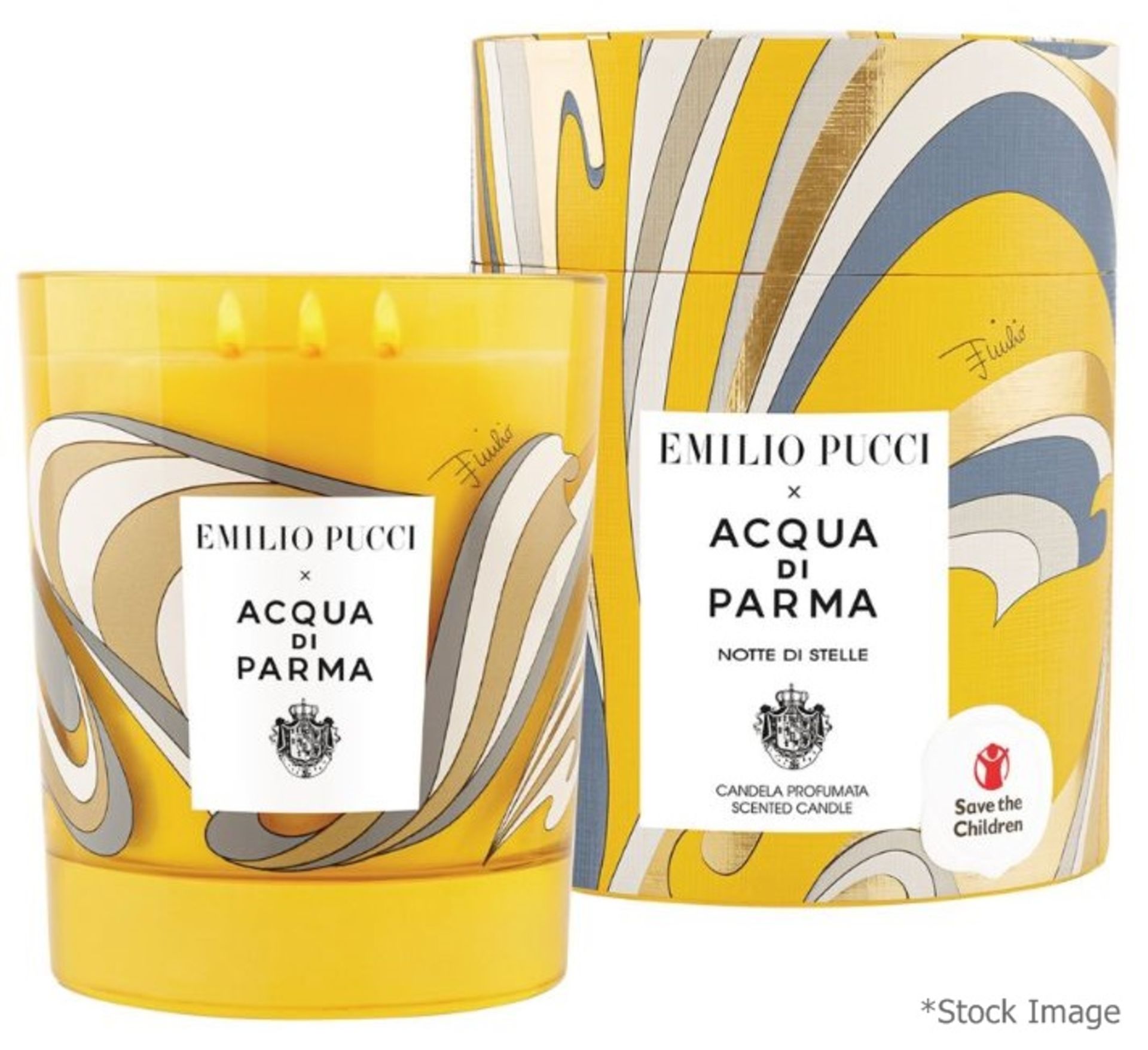 1 x EMILIO PUCCI x ACQUA DI PARMA 'Notte Di Stelle' Scented Candle (500g) - Original Price £215.86