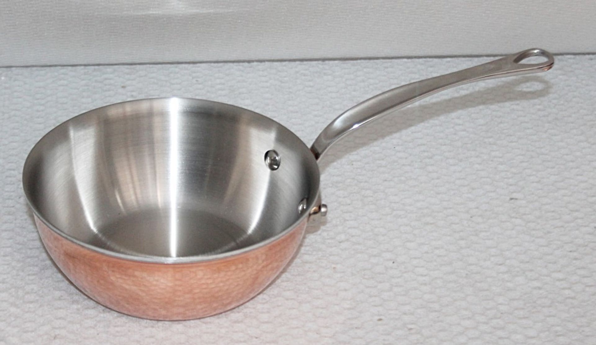 1 x MAUVEL 1830 Quart Splayed Saute Pan with Lid and Cast Stainless Steel Handle - RRP £300.00 - Image 4 of 9
