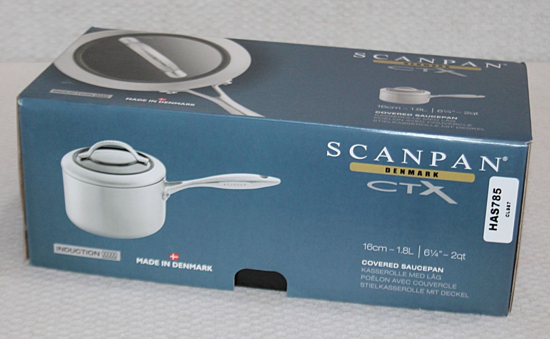 1 x SCANPAN CTX Covered Saucepan With Lid (16cm) - Original Price £159.00 - Image 2 of 9