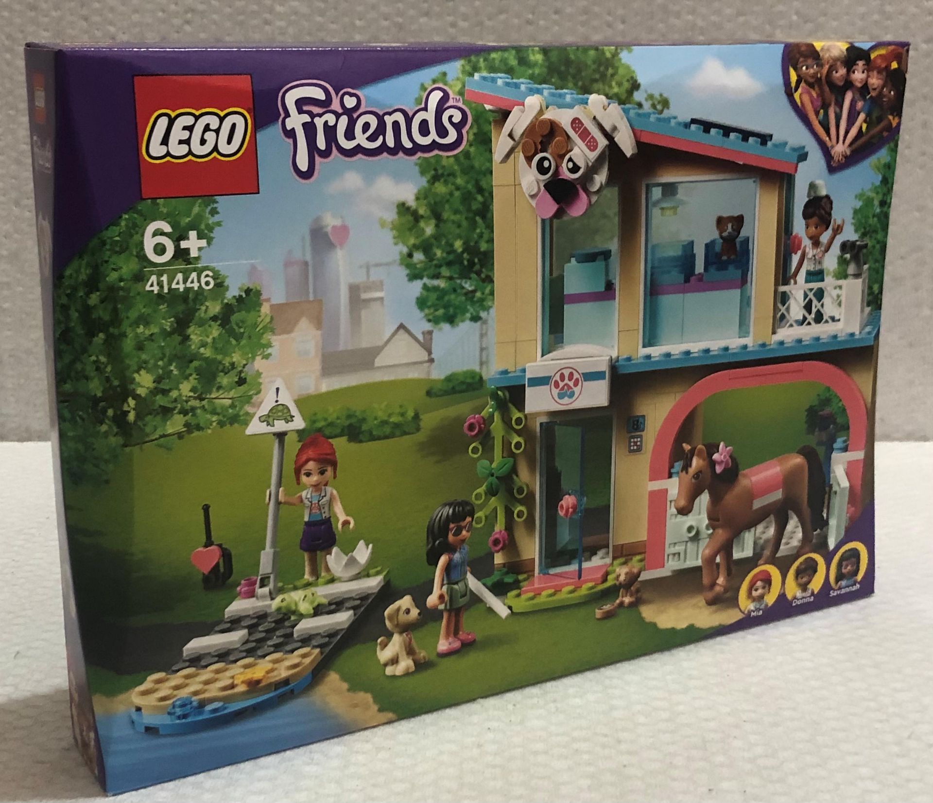 1 x Lego Friends Heartlake City Vet Clinic Animal Rescue Playset - Model 41446 - New/Boxed - Image 4 of 4