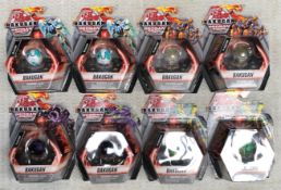8 x Bakugan Geogan Rising Collectible Action Figures - New/Boxed - HTYS329 - CL987 - Location: