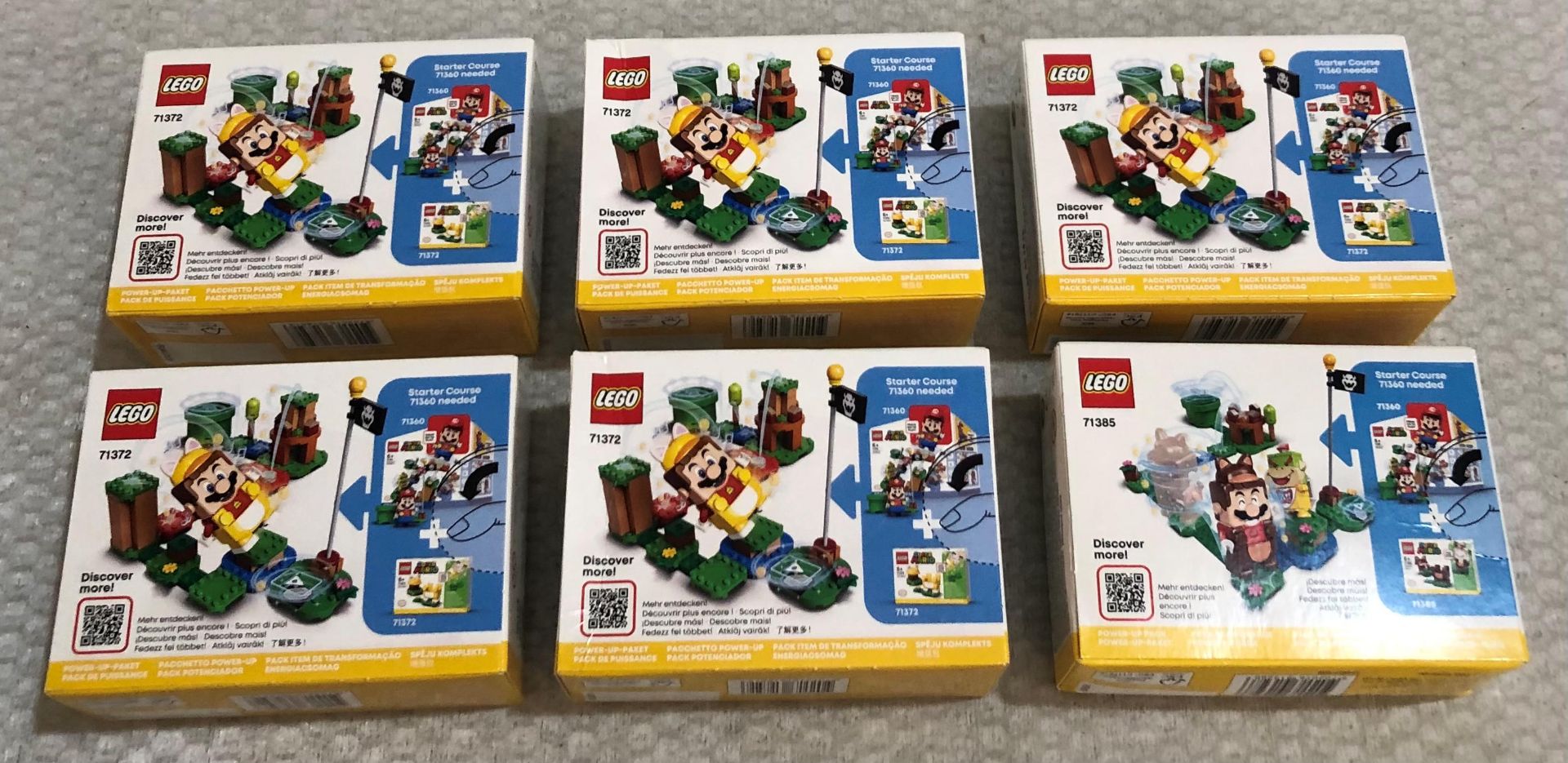 6 x Lego Super Mario Costumes - New/Boxed - HTYS335 - CL987 - Location: Altrincham WA14 - RRP: £54 - Image 2 of 2