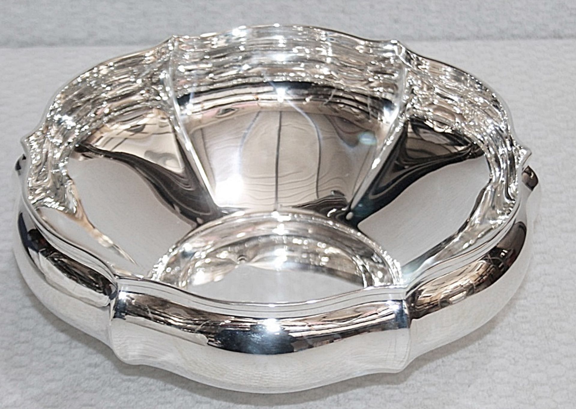 1 x GREGGIO Silver Plated Georgian Centrepiece Bowl (23cm) - Original Price £310.00 - Image 5 of 7