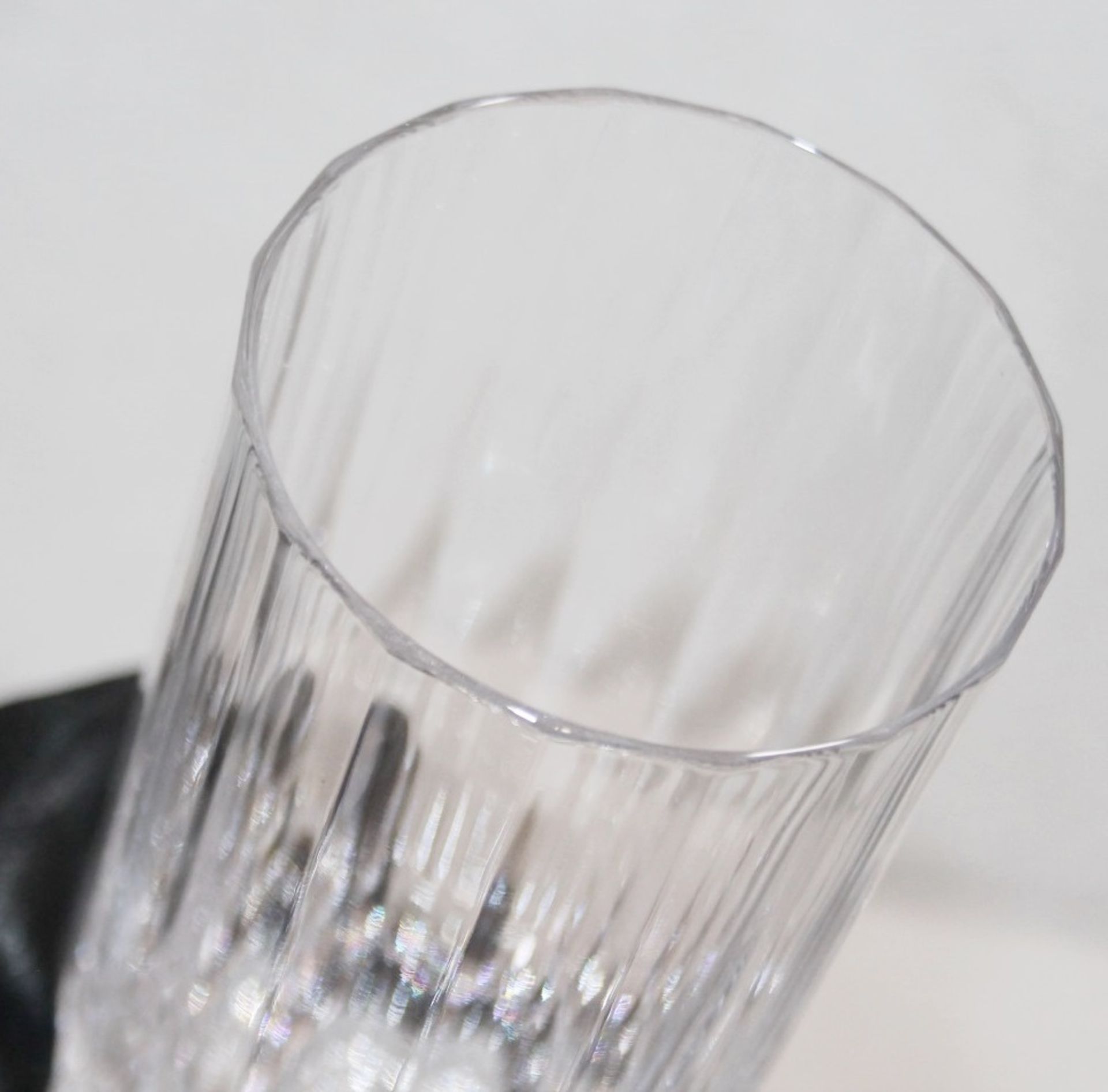 1 x RICHARD BRENDON Fluted Handmade Crystal Highball Glass (380ml) - Original Price £90.00 - - Image 4 of 8