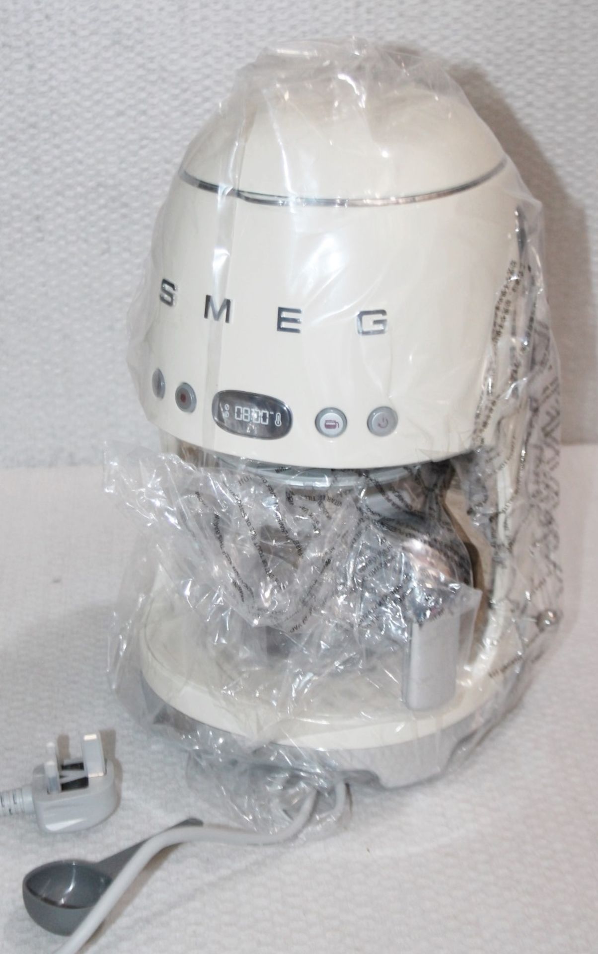 1 x SMEG Drip Filter Coffee Machine In Cream - Original Price £199.00 - Unused Boxed Stock - Image 2 of 15