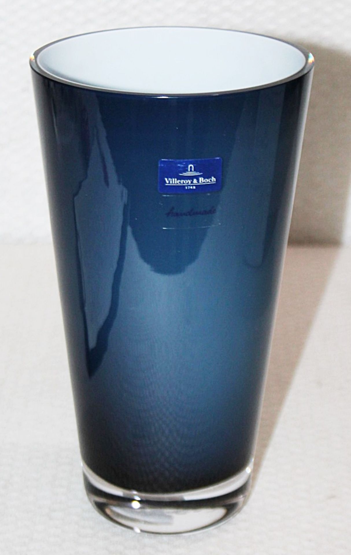 1 x VILLEROY & BOCH 'Verso' Glass Vase Midnight Sky (25cm) - Original Price £72.90 - Boxed Stock - Image 7 of 8