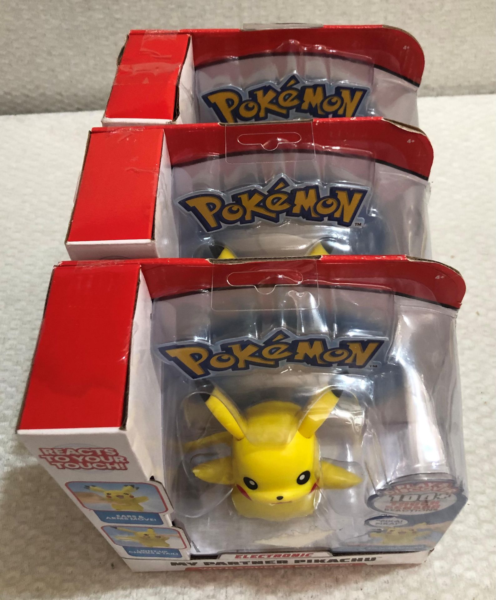 3 x Electronic Pokemon My Partner Pikachu - New/Boxed - HTYS327 - CL987 - Location: Altrincham - Image 3 of 4