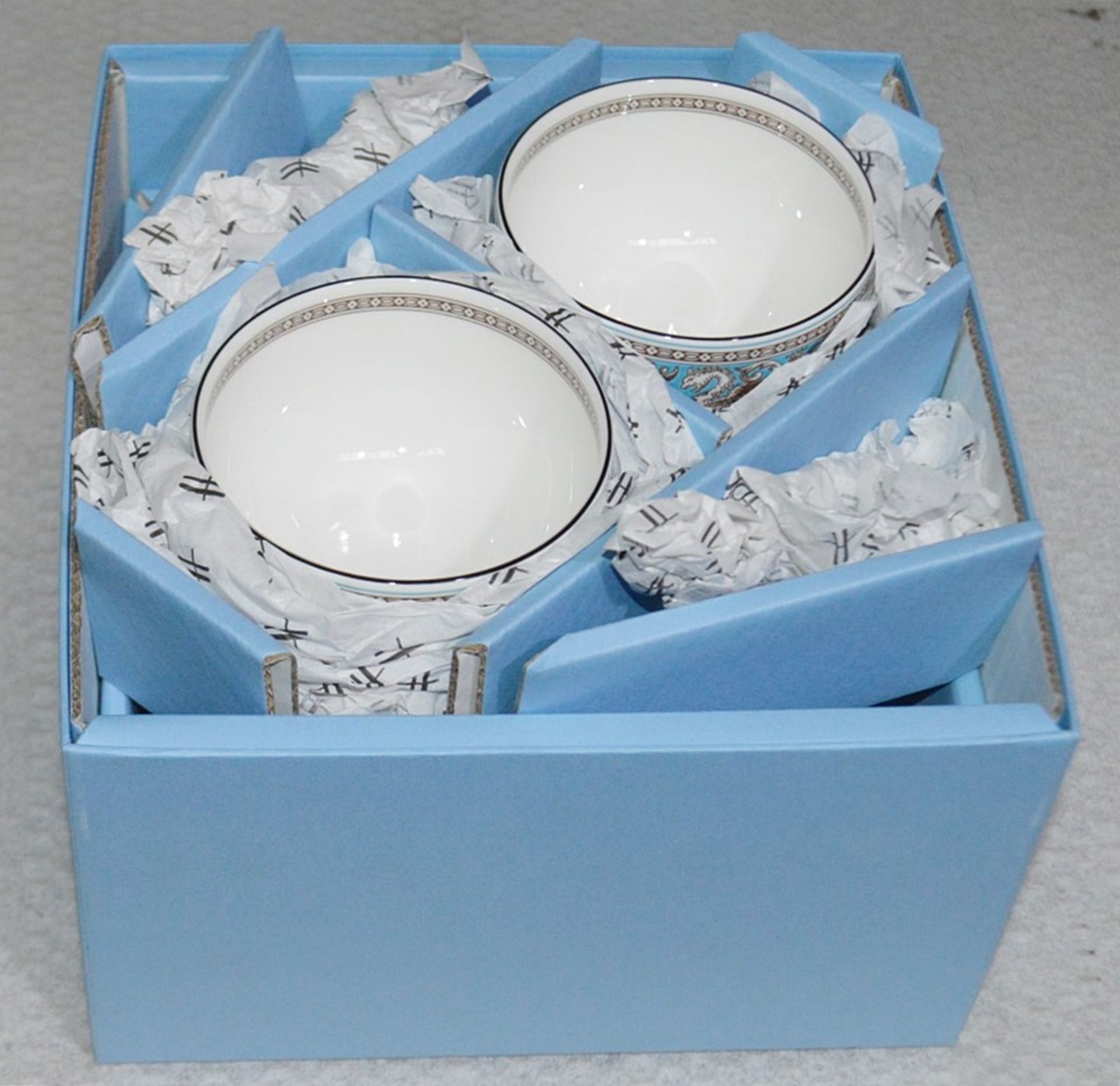 1 x WEDGWOOD Florentine Turquoise 8-Piece Dinner Set - Original Price £500.00 - Unused Boxed Stock - - Image 3 of 12