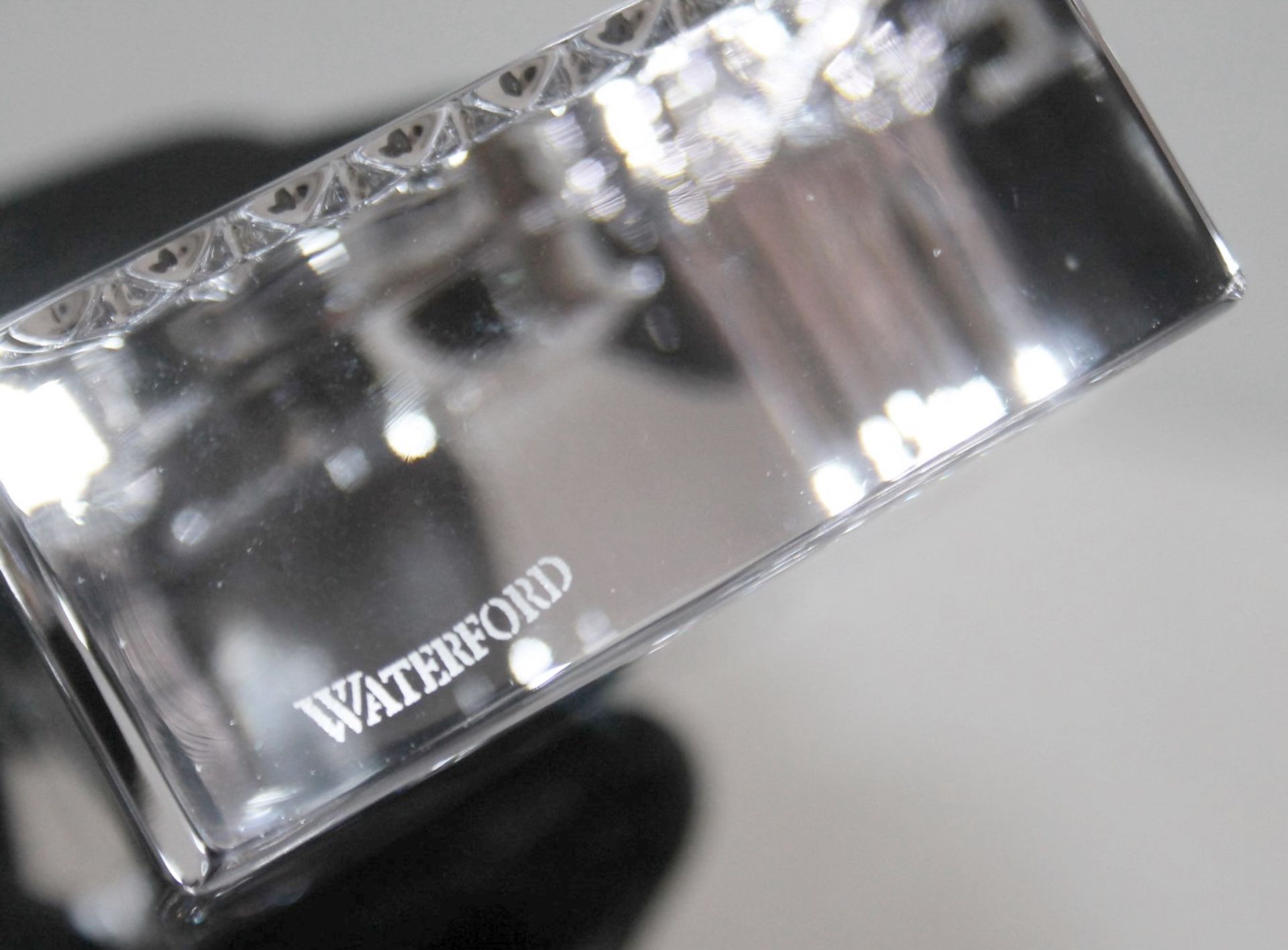 1 x WATERFORD 'Lismore' Essence Clock Mount (Crystal Section Only) - Original Price £155.00 - Unused - Image 11 of 12