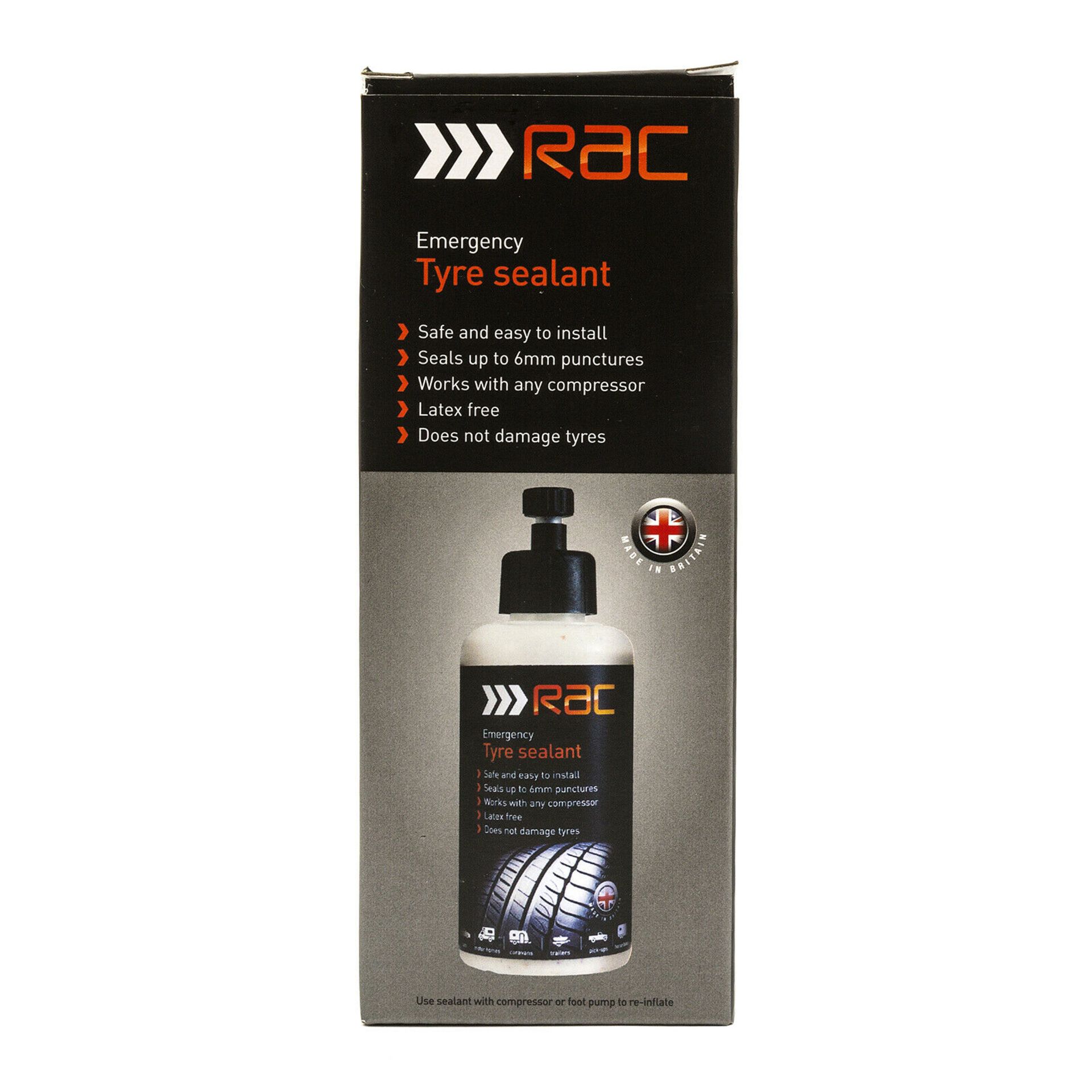 250 x RAC Emergency Tyre Sealant Puncture Repair Kits - New Boxed Resale Stock - Approx RRP £2,500! - Image 6 of 8