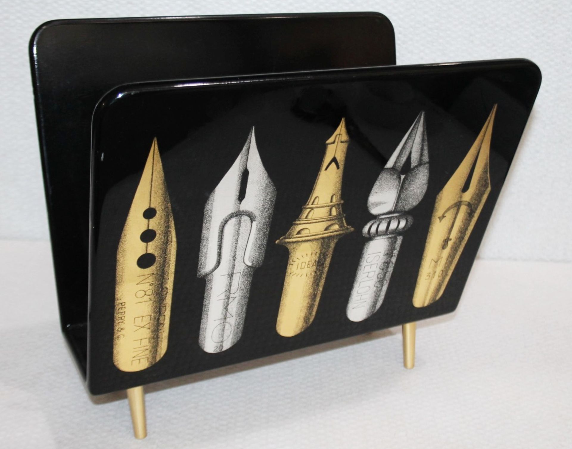 1 x FORNASETTI 'Pennini' Designer Magazine Rack - Original Price £1,700.00! - Ex-Display Item - Image 4 of 7