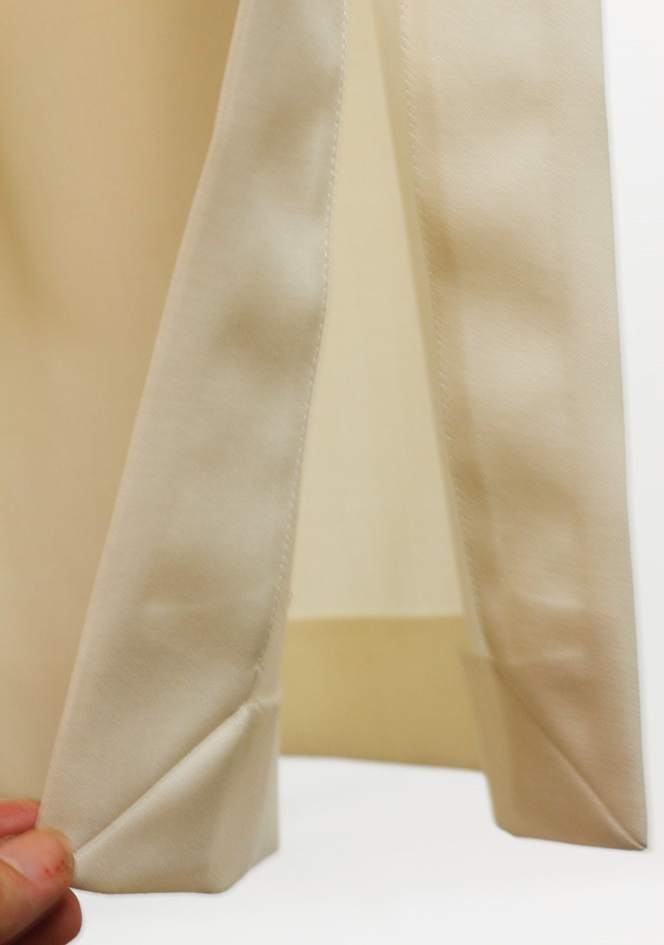 1 x Boutique Le Duc Cream Skirt - Size: 22 - Material: 100% Wool - From a High End Clothing Boutique - Image 7 of 10