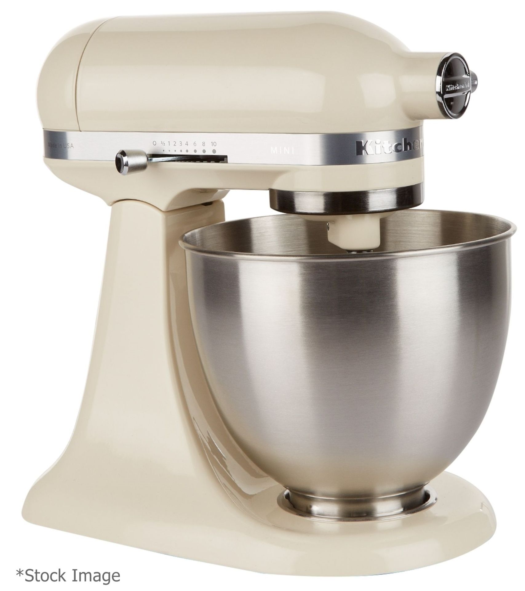 1 x KITCHENAID Artisan Mini Stand Mixer (3.3L) - Original Price £399.00 - Colour: Almond Cream -