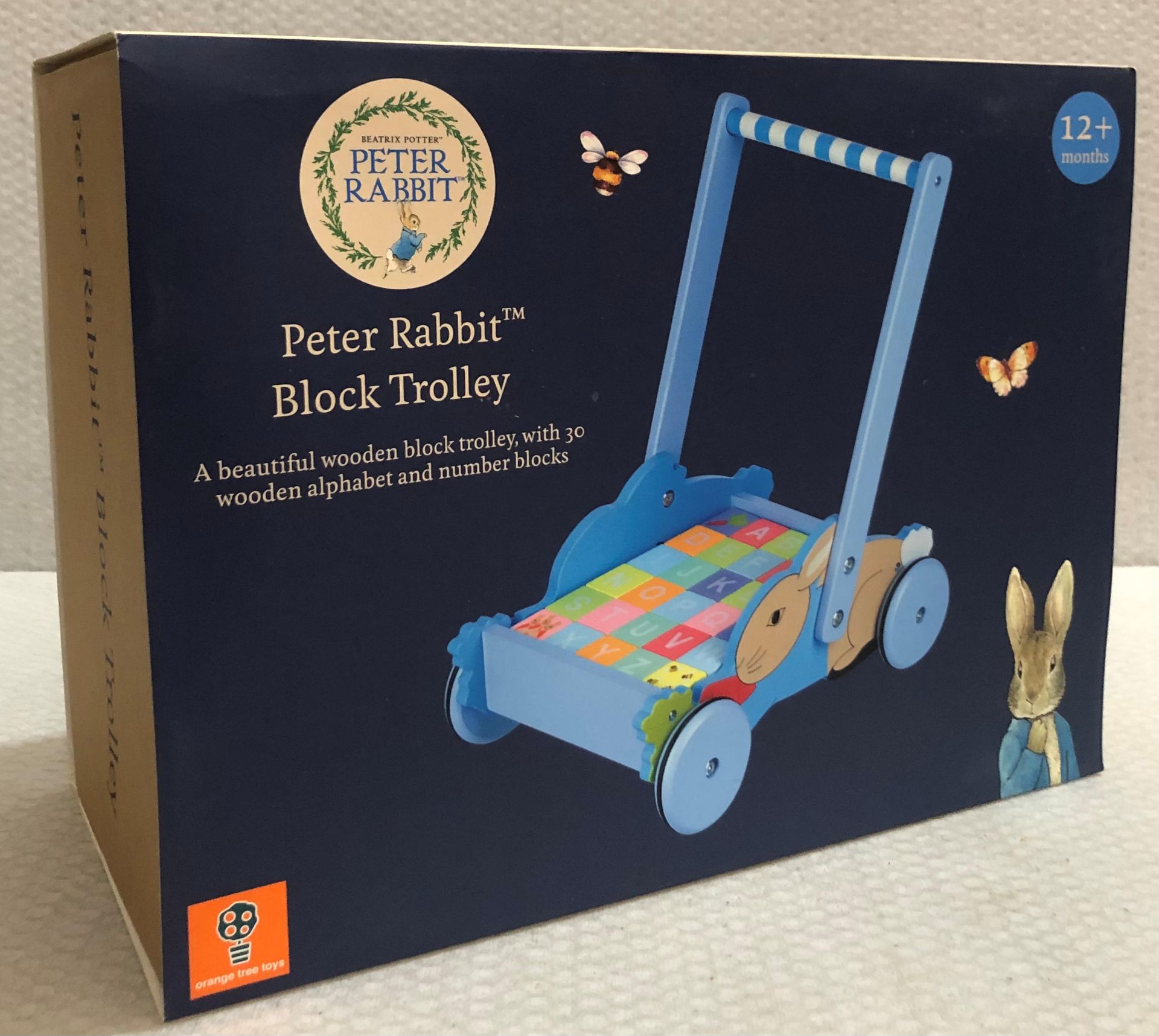 1 x Peter Rabbit Block Trolley By Orange Tree Toys - New/Boxed - HTYS294 - CL987 - Location: - Image 3 of 6