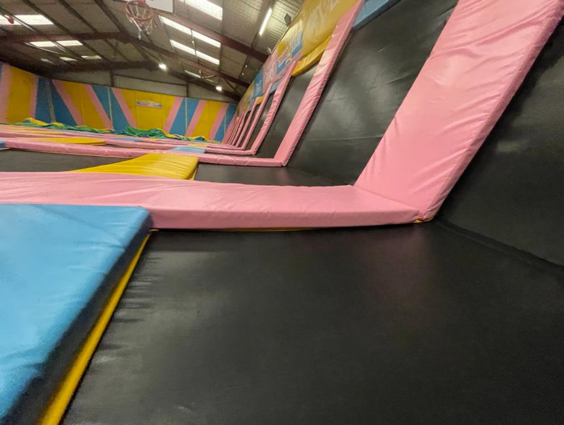 1 x Trampoline Park With Over 40 Interconnected Trampolines, Inflatable Activity Area, Waiting - Image 50 of 99