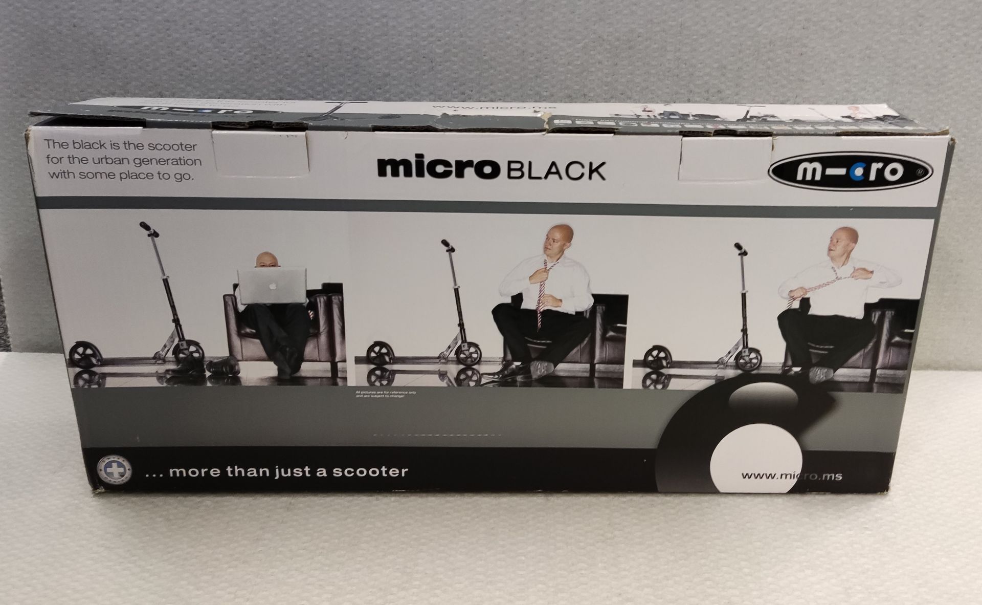 1 x Micro Black Adult Scooter - Model SA0034 - New/Boxed - Image 4 of 8