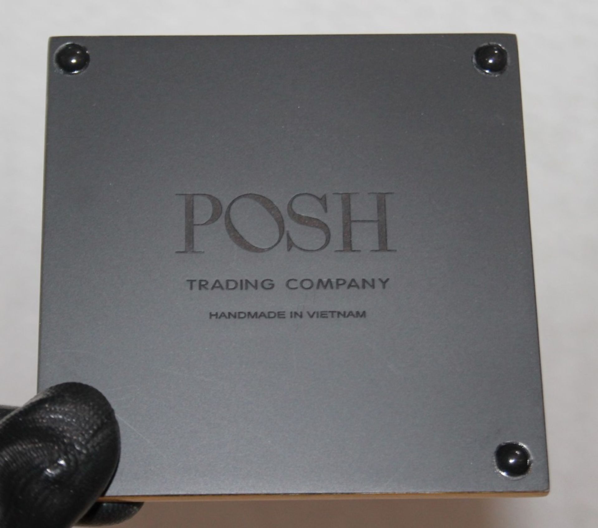 POSH TRADING COMPANY Luxury Set Of 8 x Gold Leaf Coasters In Coastbox - Original Price £260.00 - Image 8 of 9