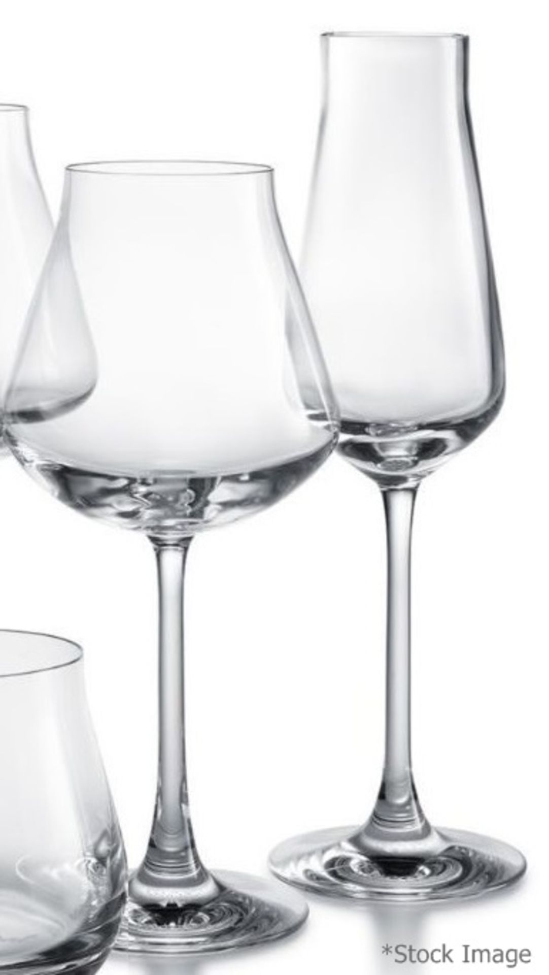3 x Assorted BACCARAT 'Chateau Baccarat' Degustation Crystal Glasses - Original Total Value £180.