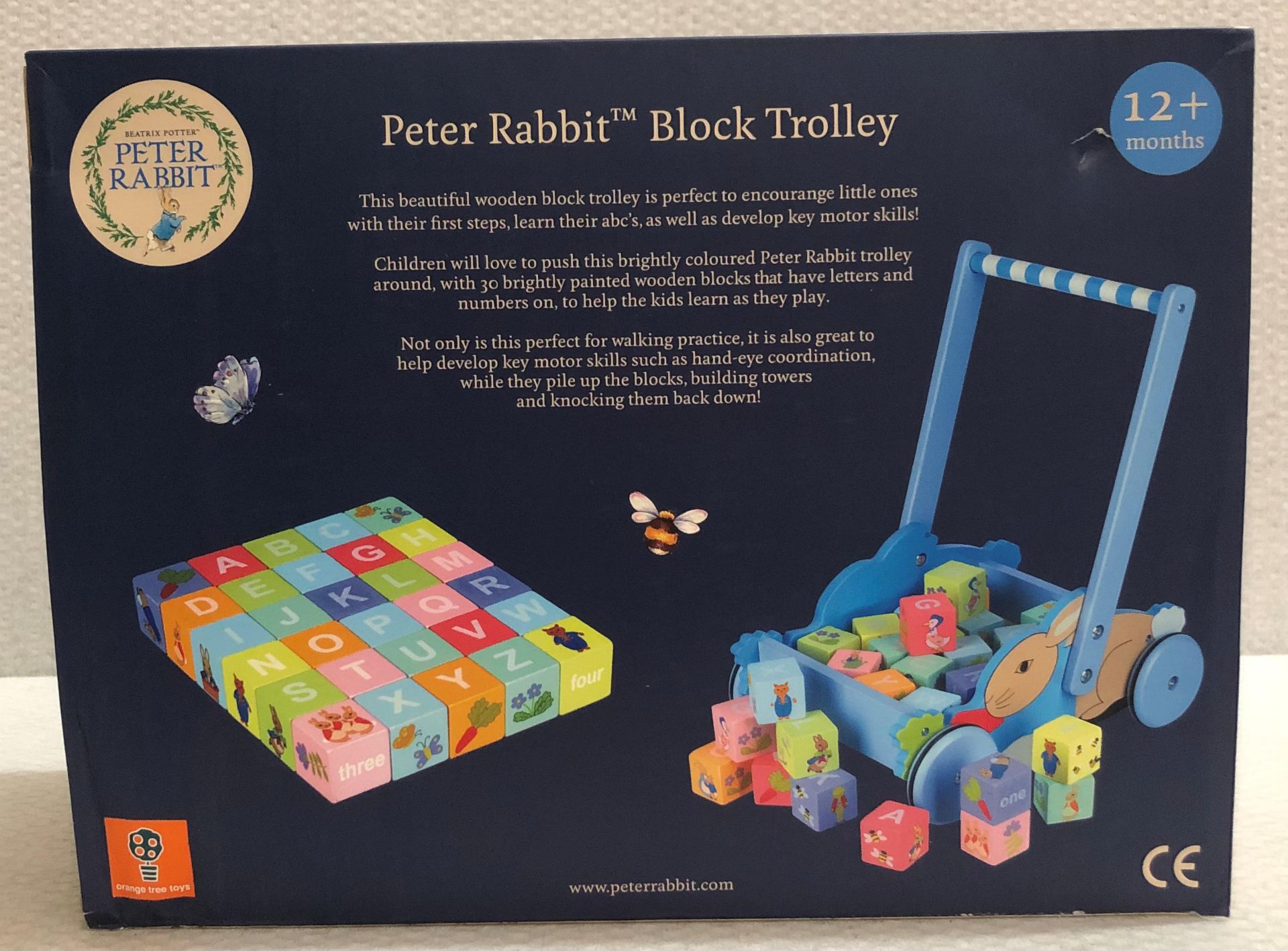 1 x Peter Rabbit Block Trolley By Orange Tree Toys - New/Boxed - HTYS294 - CL987 - Location: - Image 4 of 6