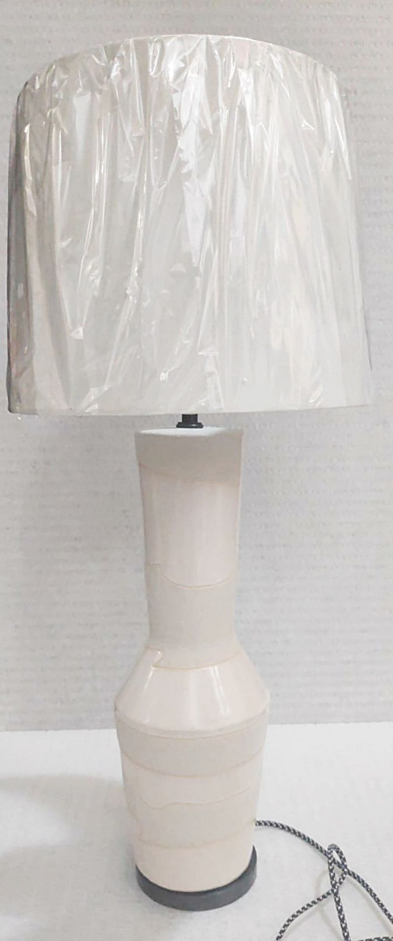 1 x KELLY WEARSTLER / VISUAL COMFORT 'Alta' Designer Table Lamp In White - Original Price £1,000 - Image 6 of 13