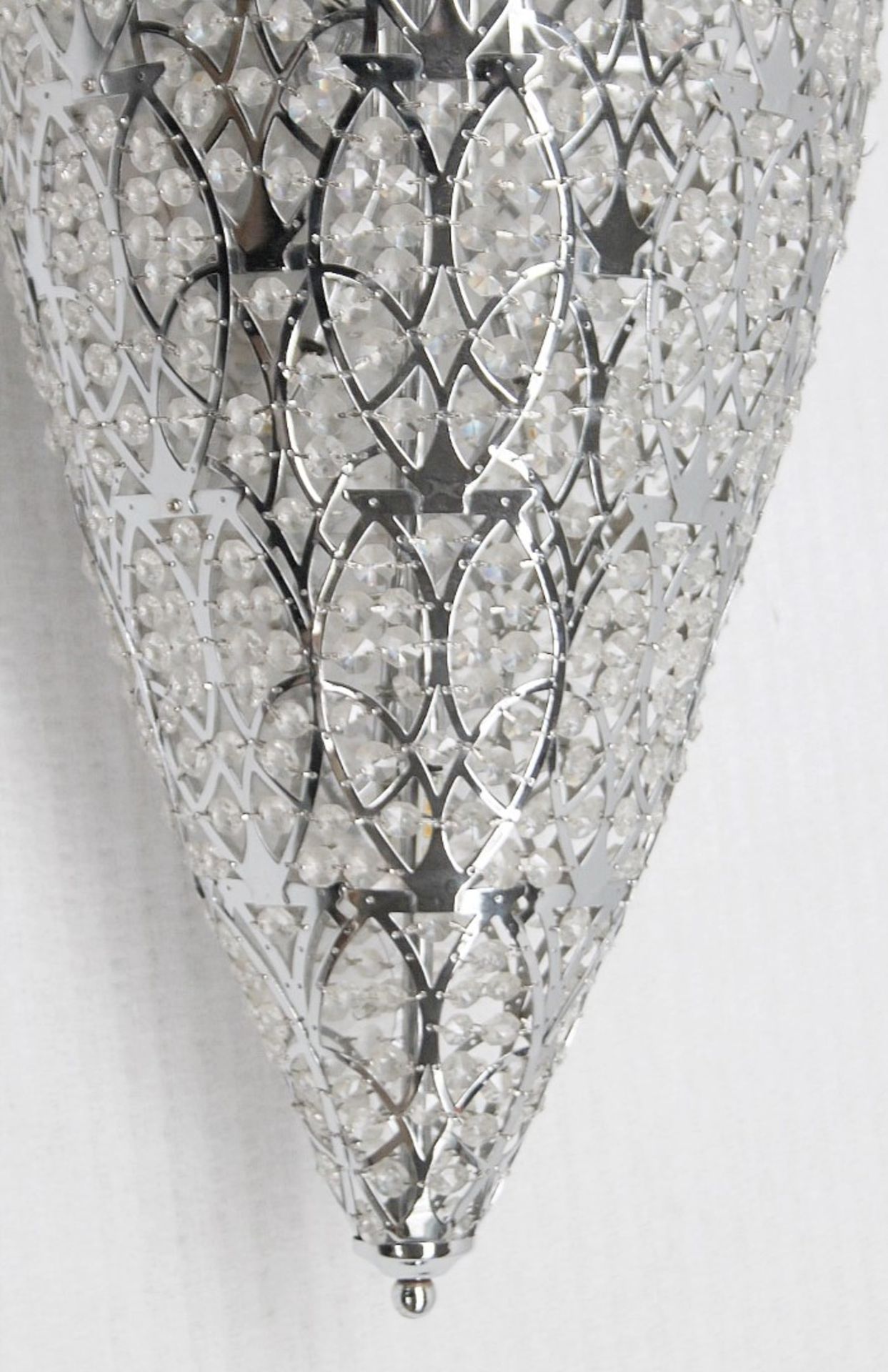 1 x High-end Italian LED Light Fitting Encrusted In Premium ASFOUR Crystal Elements - Approximate - Image 6 of 8