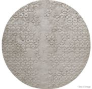 1 x THE RUG COMPANY 'Star Silk Round' Handmade Circular Geometric Patterned Rug - RRP £11,596.00