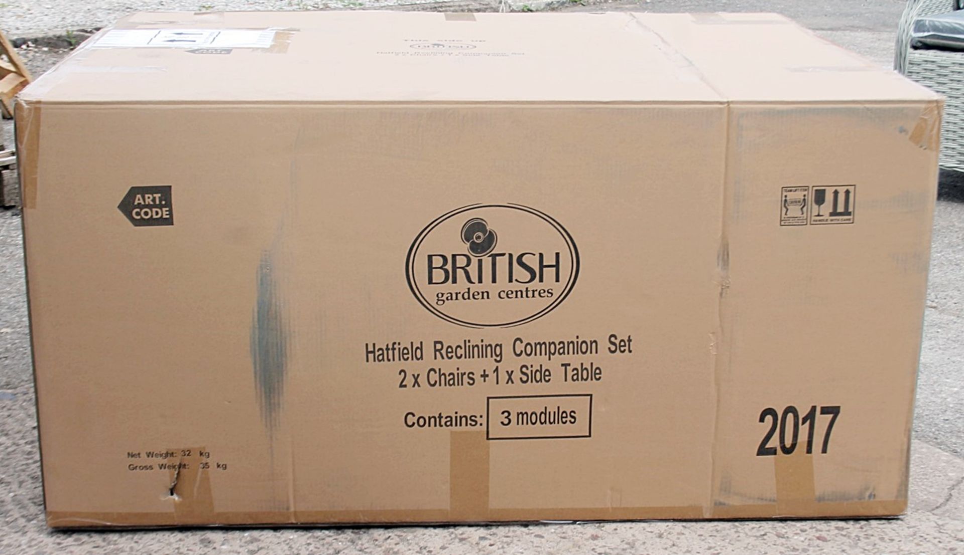 1 x HARTMAN 'Hatfield' Reclining Companion Garden Furniture Set - New/Boxed - RRP £1,499.99 - Image 15 of 20
