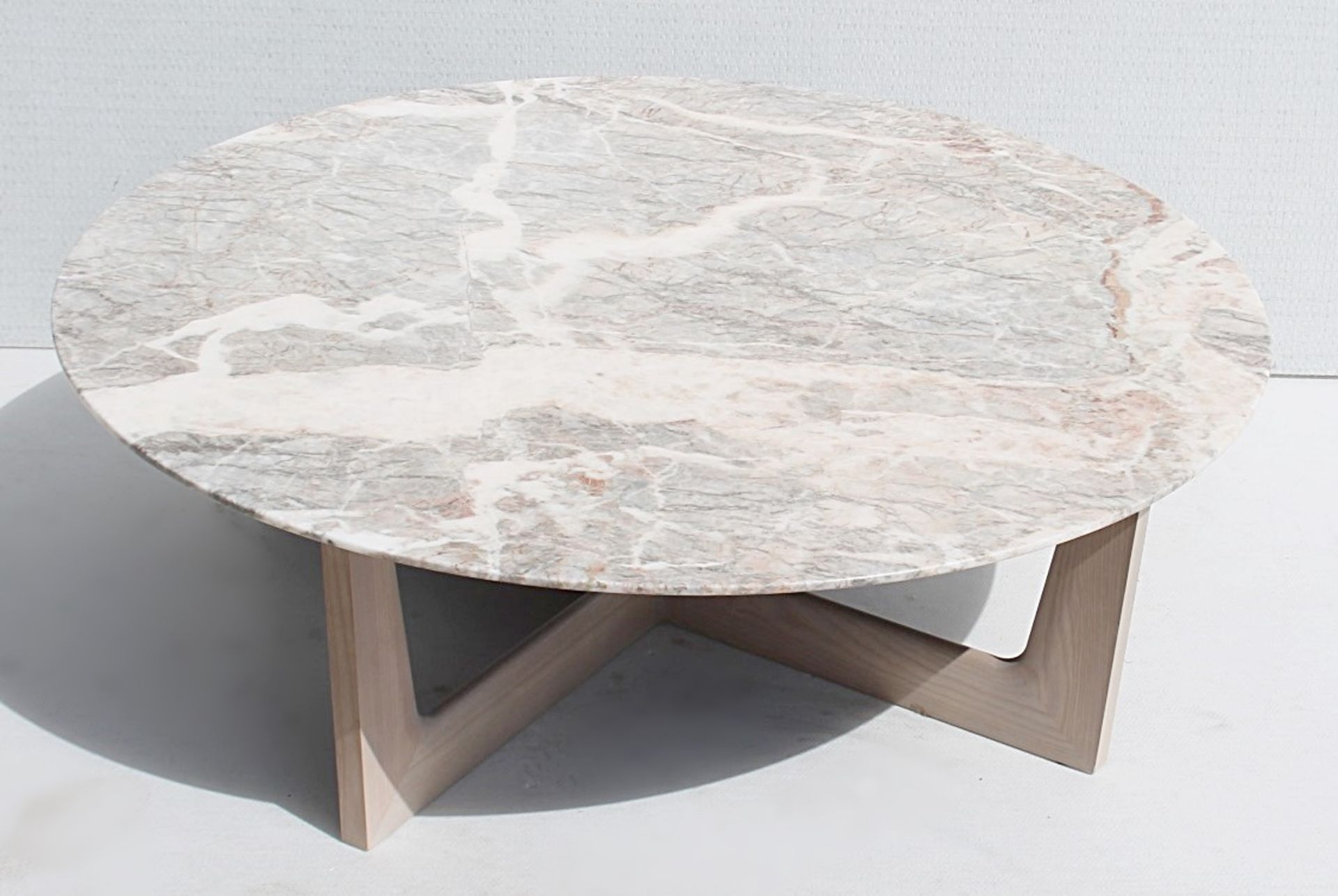 1 x POLTRONA FRAU 'Ilary' Italian Designer Ø110 Marble Coffee Table - Original RRP £2,459 - Ref: - Image 2 of 5