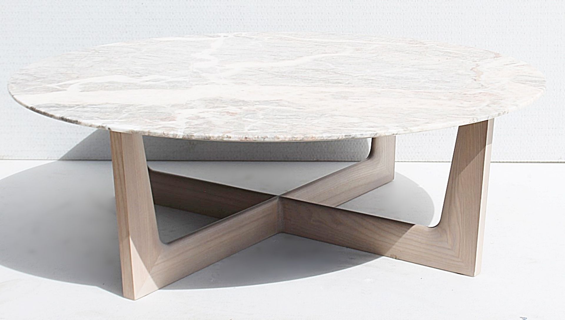 1 x POLTRONA FRAU 'Ilary' Italian Designer Ø110 Marble Coffee Table - Original RRP £2,459 - Ref: - Image 3 of 5