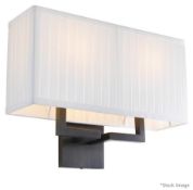 1 x EICHHOLTZ Luxury Wall Lamp 'Westbrook' Bronze Finish - Original RRP £355.00