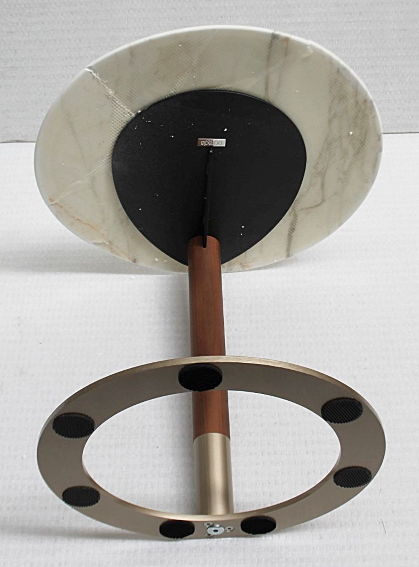 1 x POLTRONA FRAU 'JOK' Marble-Topped Round Luxury Designer Side Table - Original Price £1,285 - Image 2 of 8